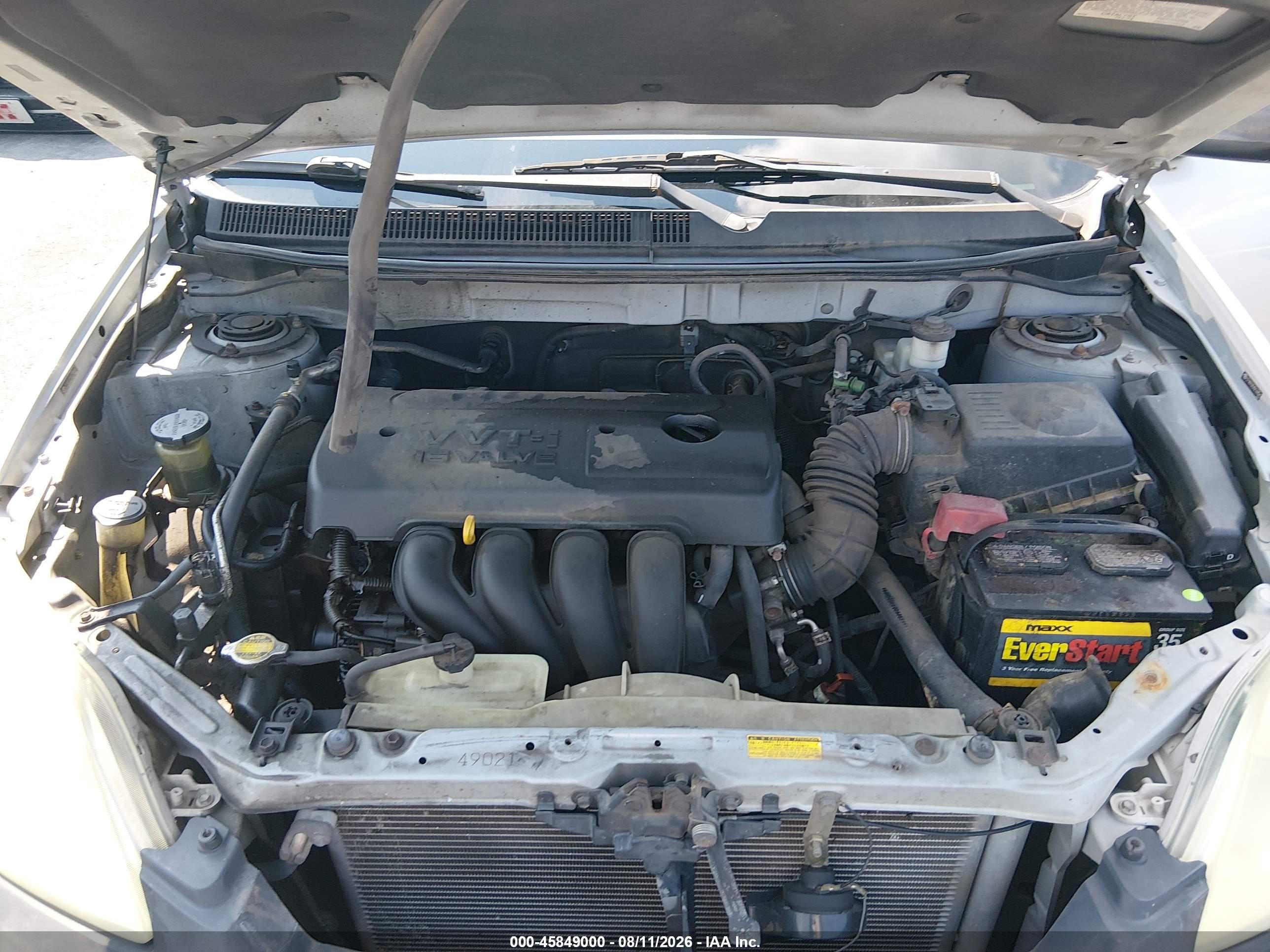 2005 Toyota Matrix   Серый vin: 2T1KR32EX5C329245