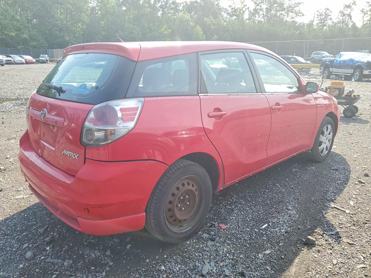 2005 Toyota Corolla Matrix Xr Red vin: 2T1KR32EX5C336423