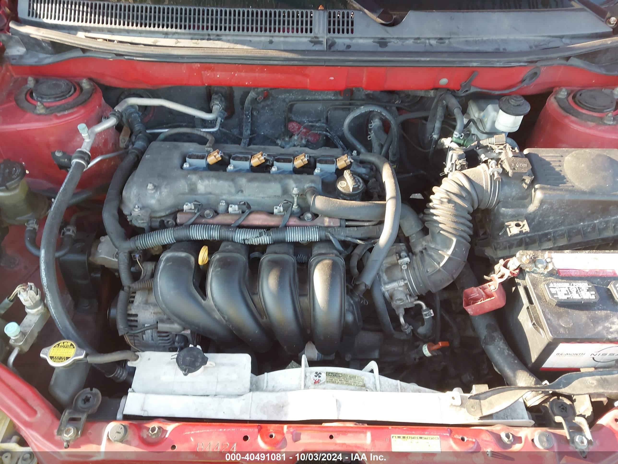 2005 Toyota Matrix Xr Red vin: 2T1KR32EX5C352685