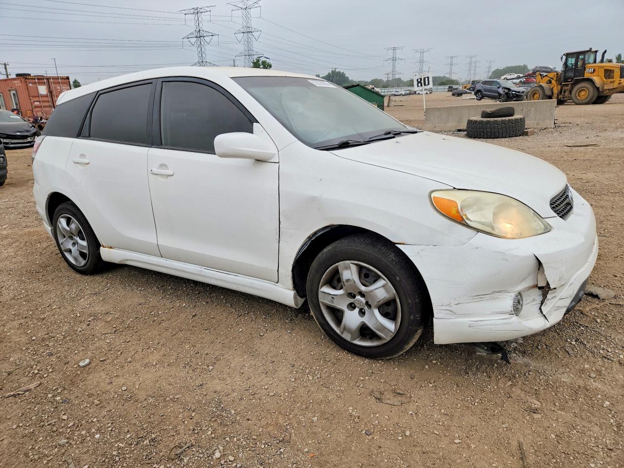2005 Toyota Matrix Xr Белый vin: 2T1KR32EX5C386271