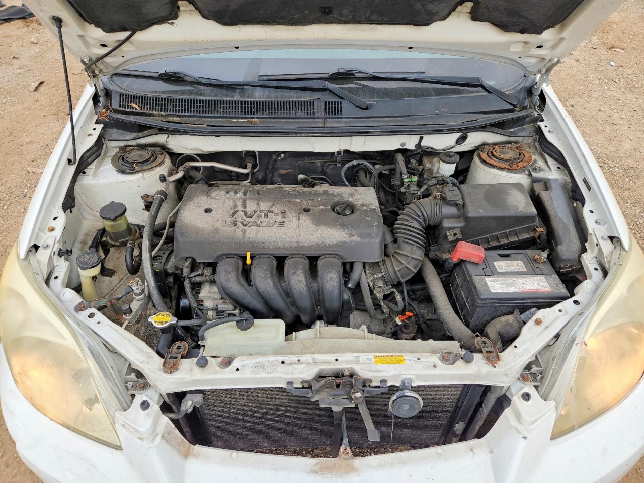 2005 Toyota Matrix Xr Белый vin: 2T1KR32EX5C386271