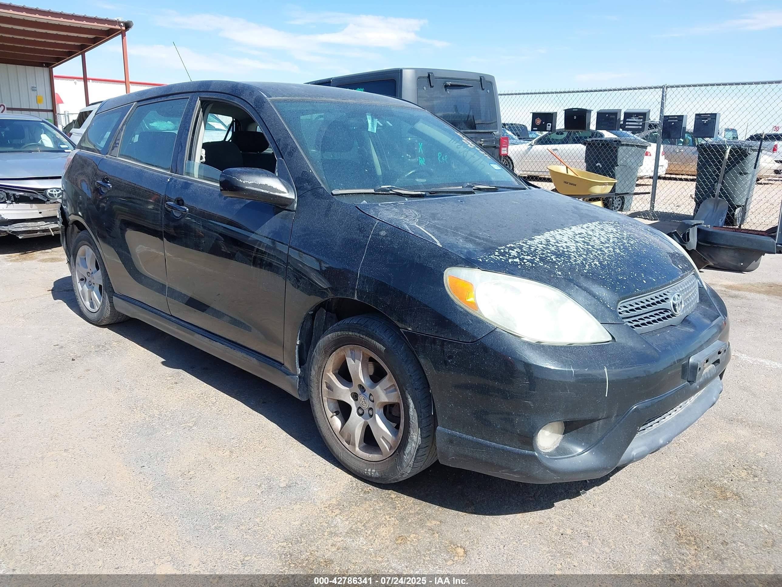 2005 Toyota Matrix Xr Black vin: 2T1KR32EX5C386707