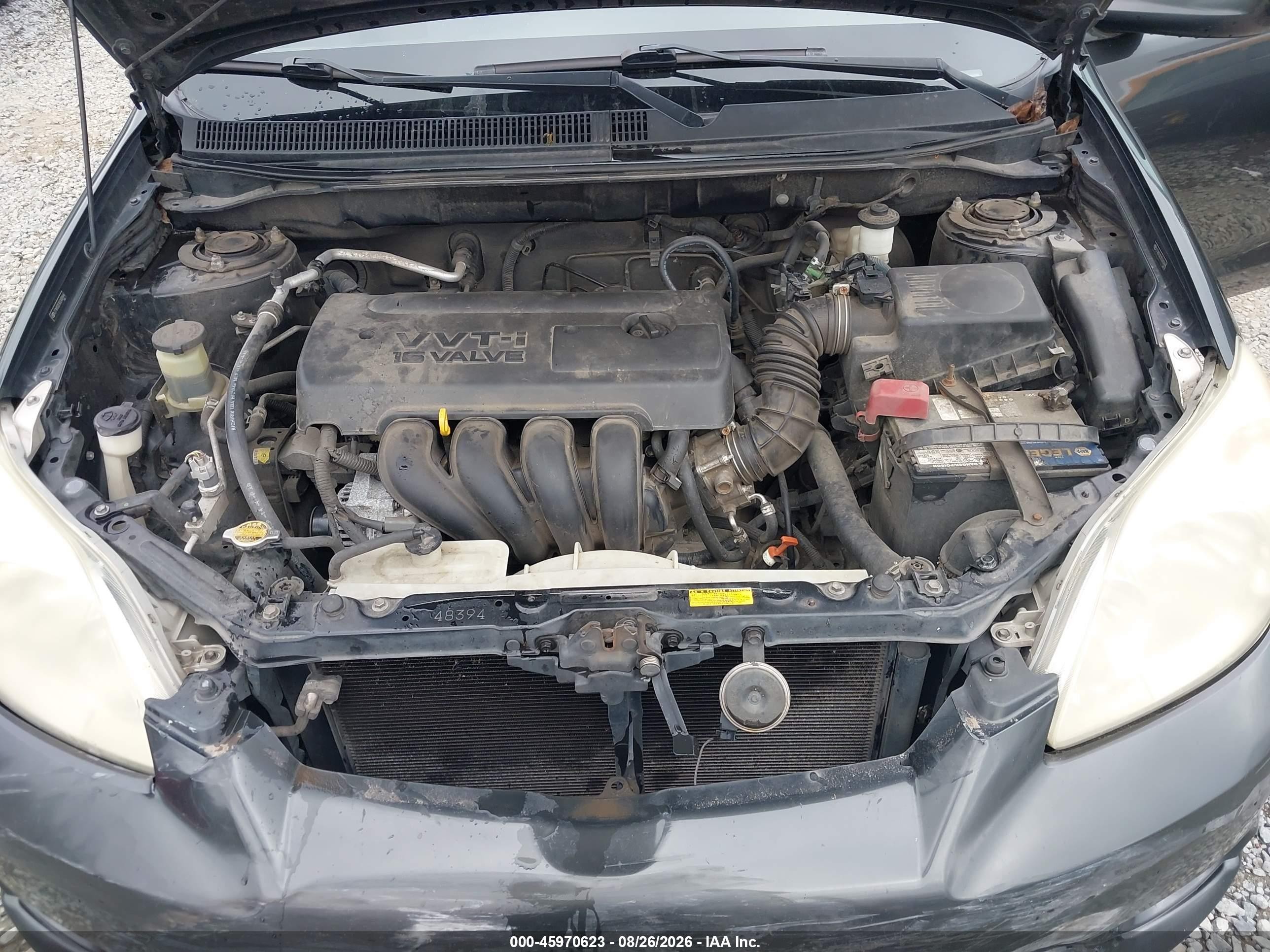 2005 Toyota Matrix Xr Gray vin: 2T1KR32EX5C400444