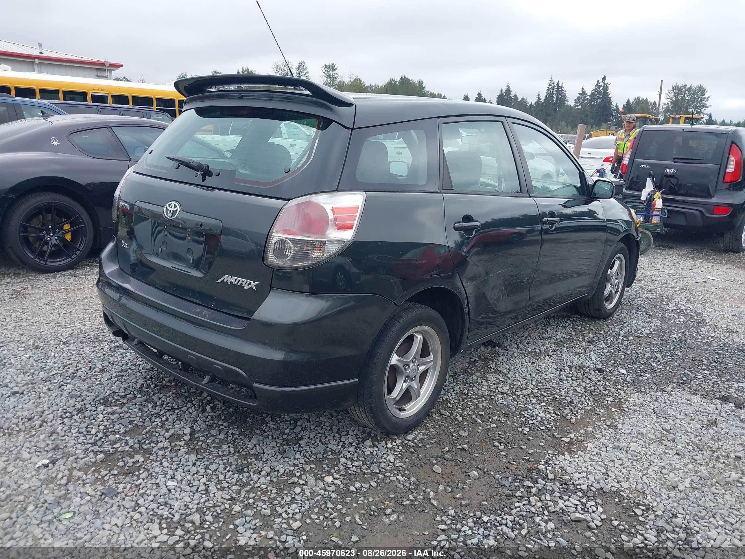 2005 Toyota Matrix Xr Gray vin: 2T1KR32EX5C400444
