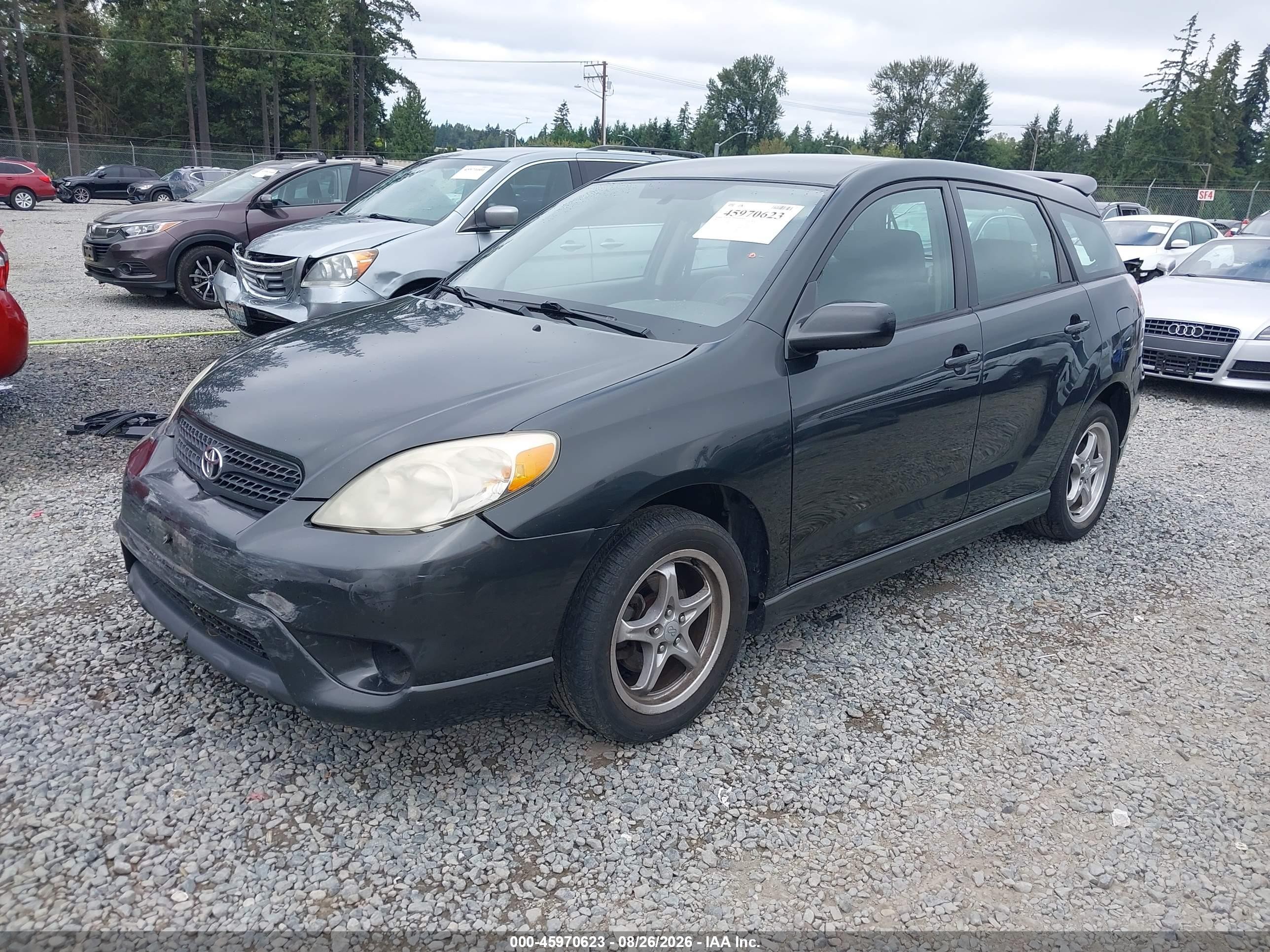 2005 Toyota Matrix Xr Gray vin: 2T1KR32EX5C400444