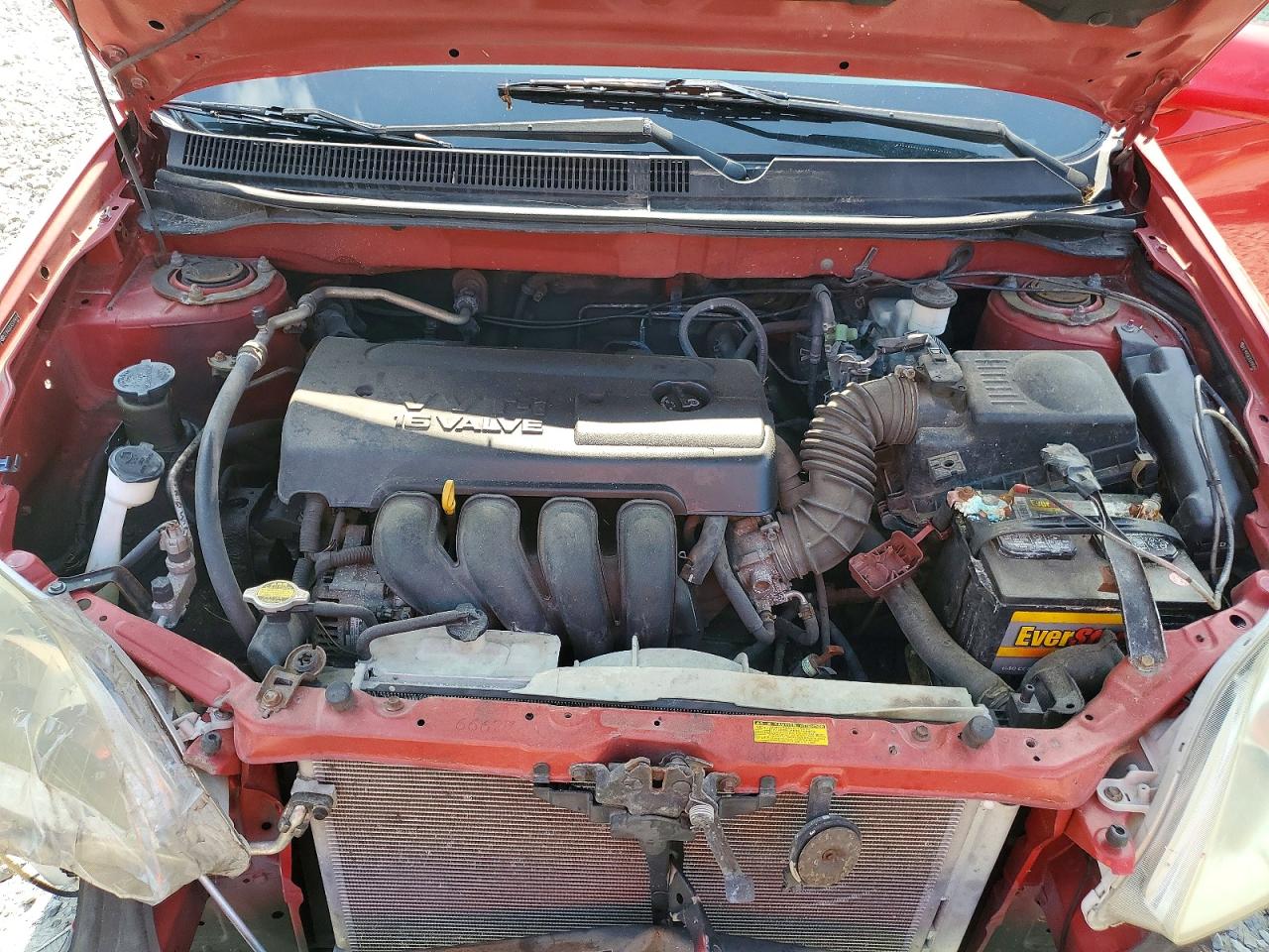 2005 Toyota Matrix Xr Красный vin: 2T1KR32EX5C494664