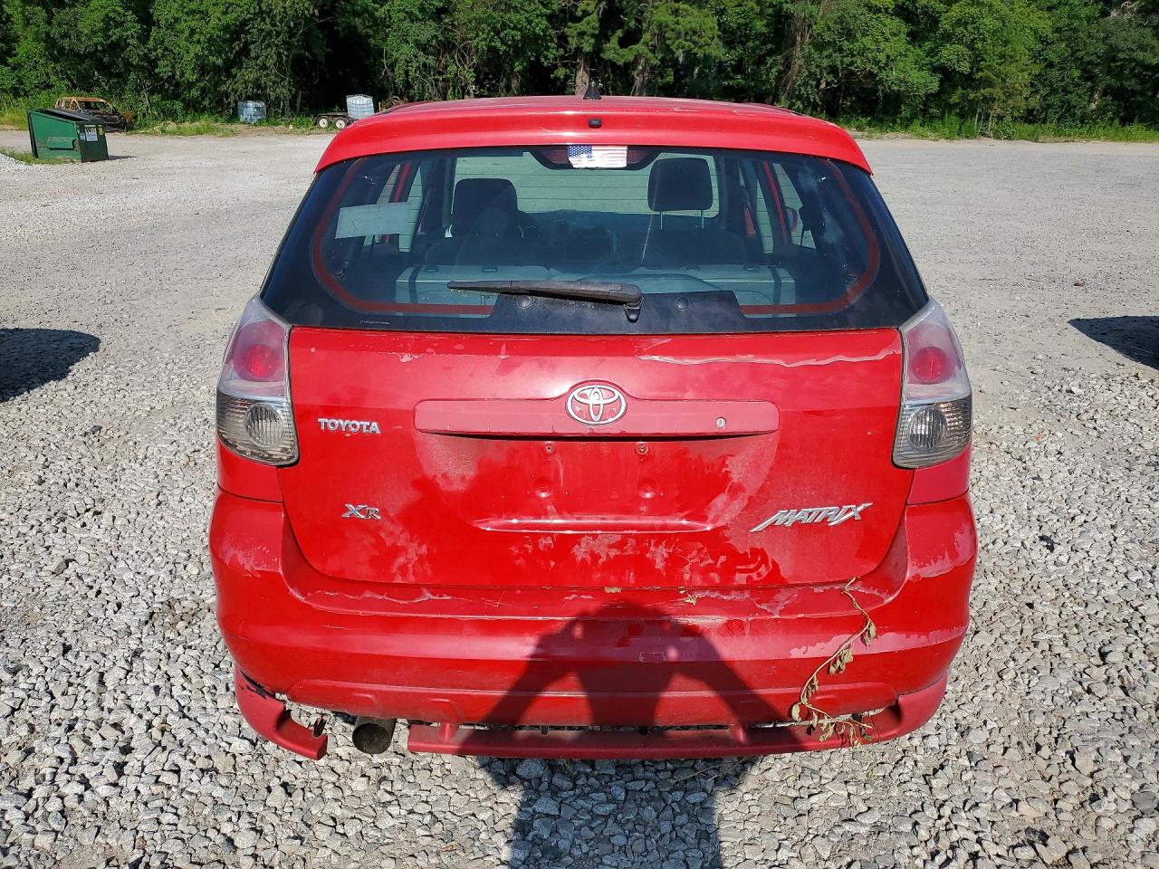 2005 Toyota Matrix Xr Красный vin: 2T1KR32EX5C494664