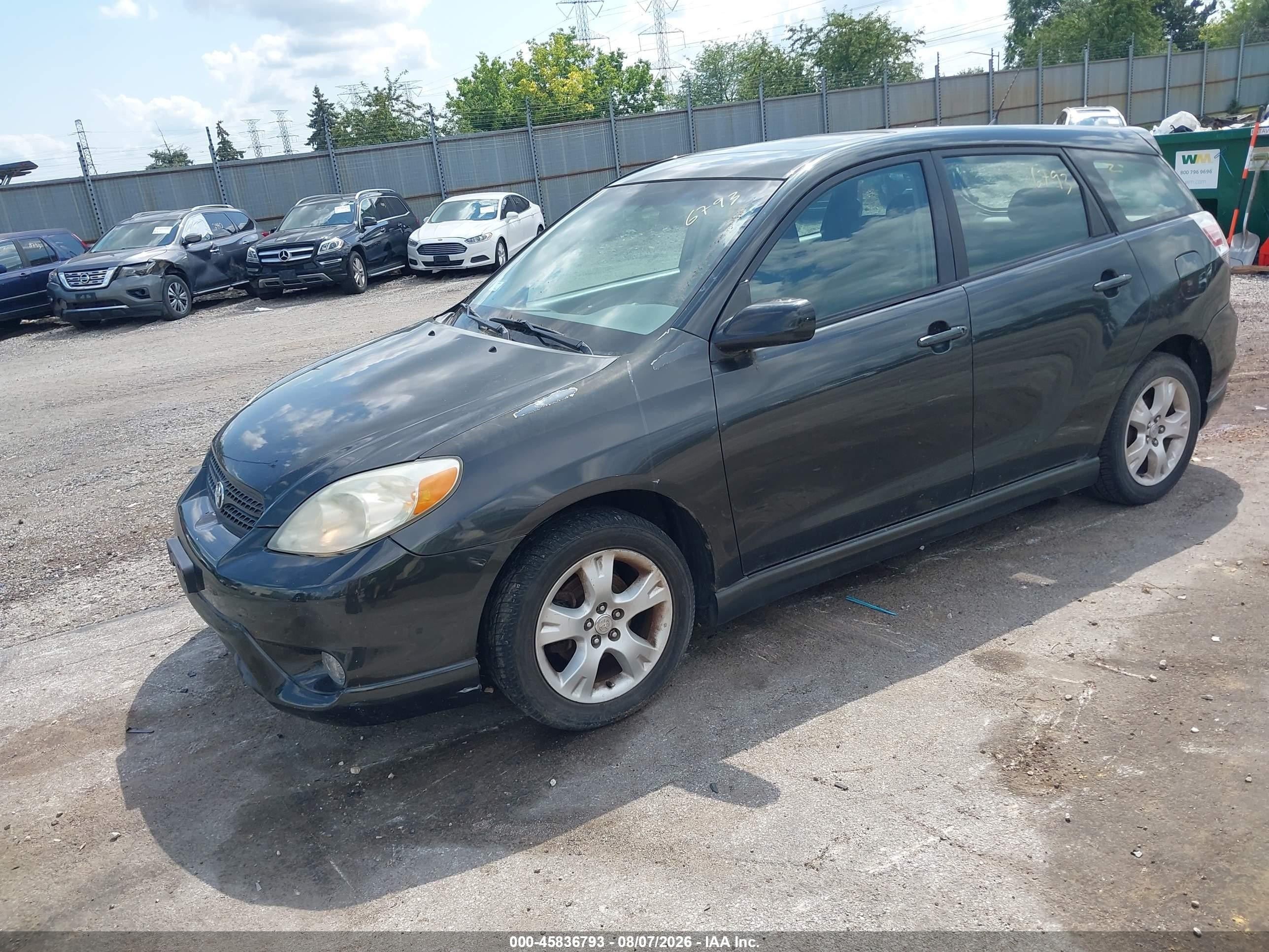 2006 Toyota Matrix Xr Gray vin: 2T1KR32EX6C593650
