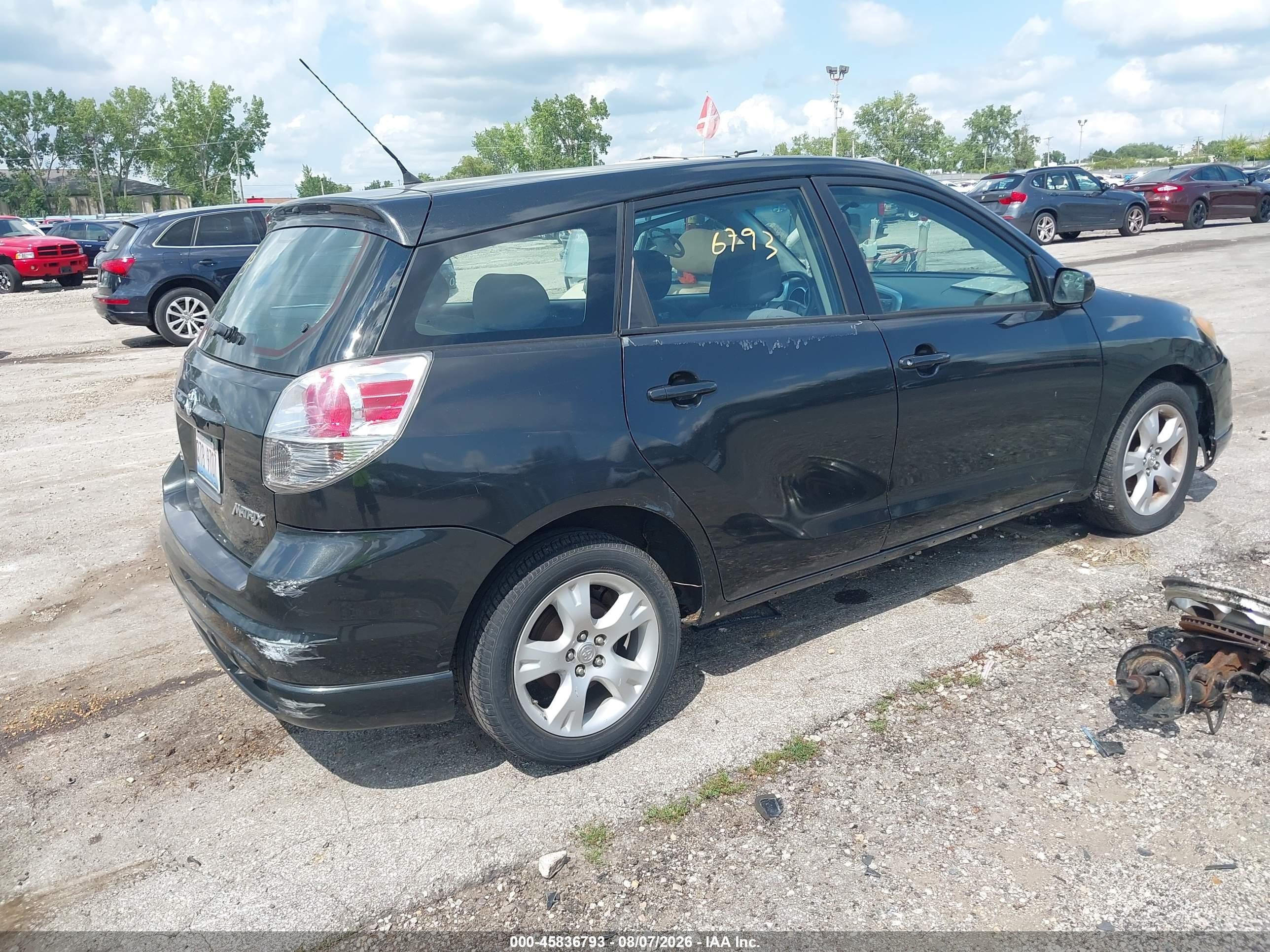 2006 Toyota Matrix Xr Gray vin: 2T1KR32EX6C593650