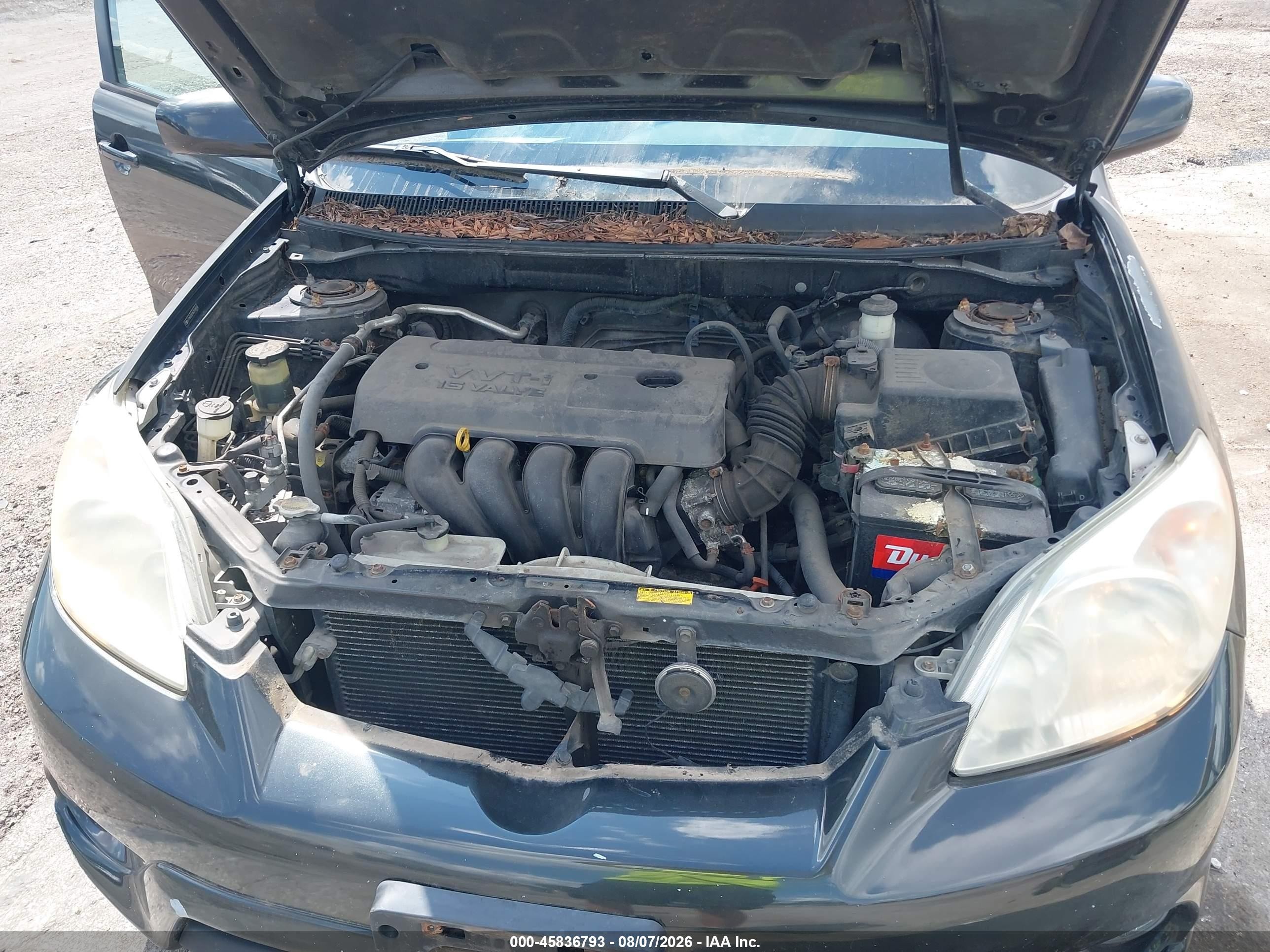 2006 Toyota Matrix Xr Gray vin: 2T1KR32EX6C593650