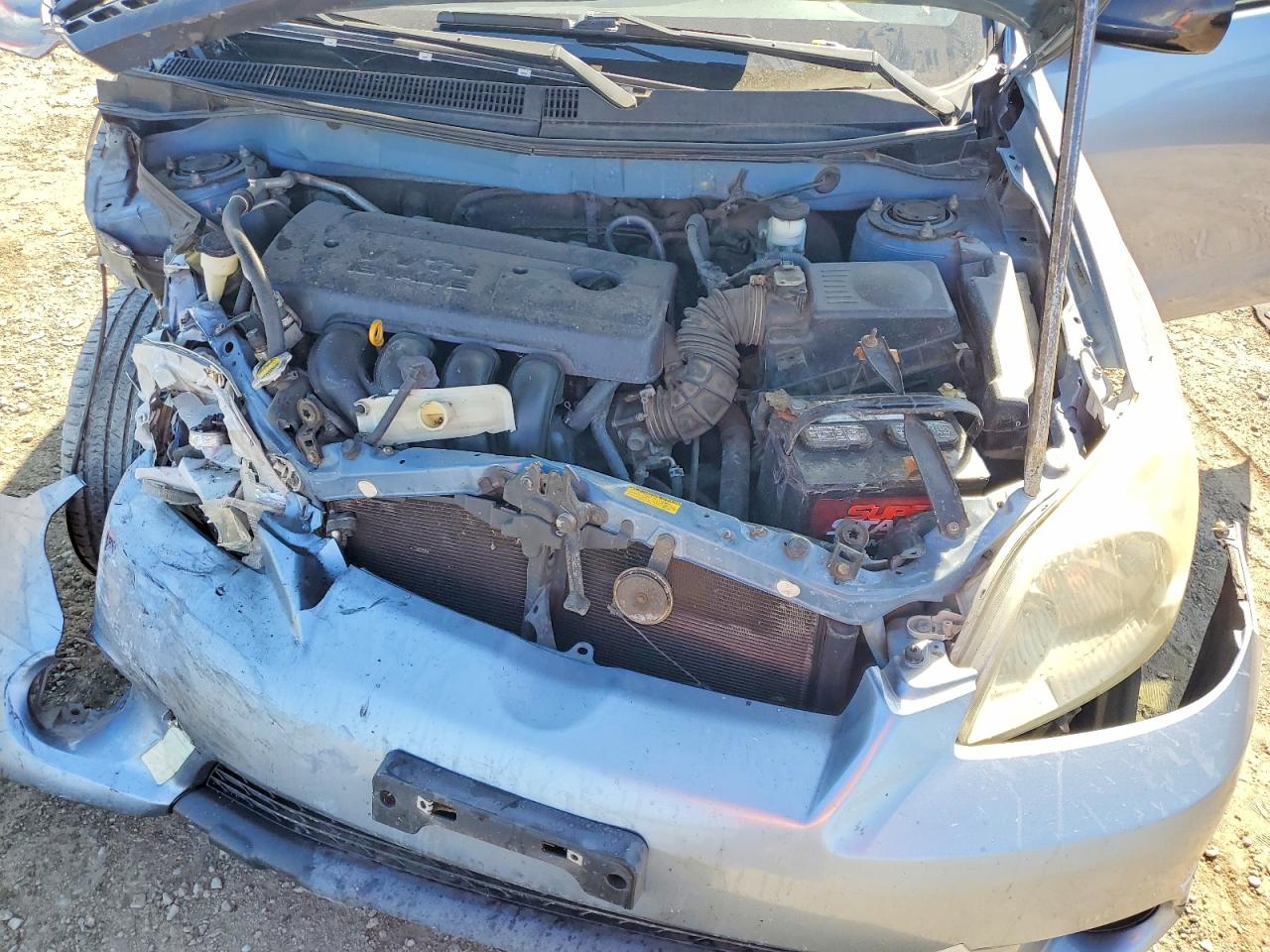2006 Toyota Corolla Matrix Xr Blue vin: 2T1KR32EX6C593714