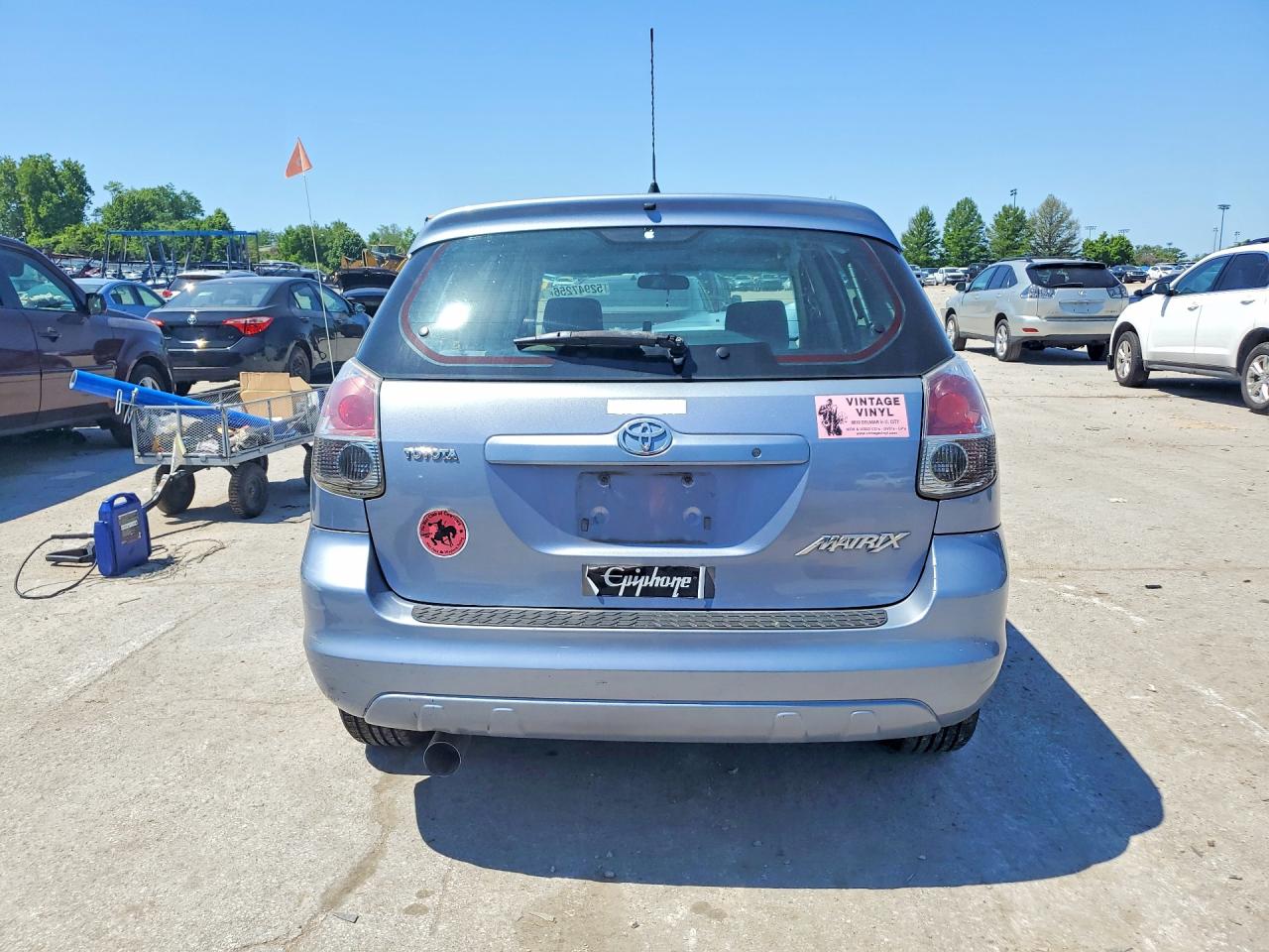 2006 Toyota Corolla Matrix Xr Blue vin: 2T1KR32EX6C601097