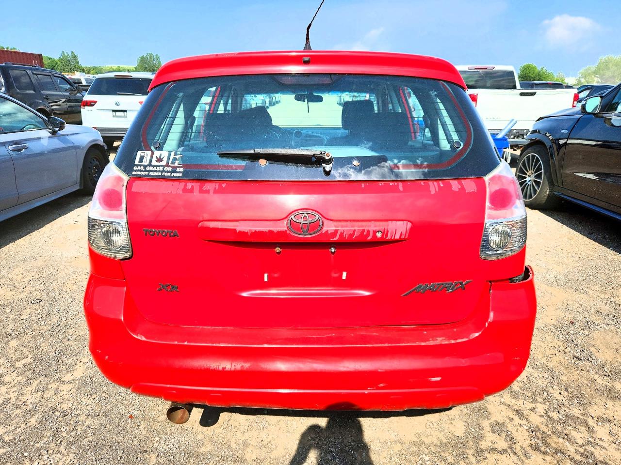 2007 Toyota Corolla Matrix Xr Red vin: 2T1KR32EX7C626261