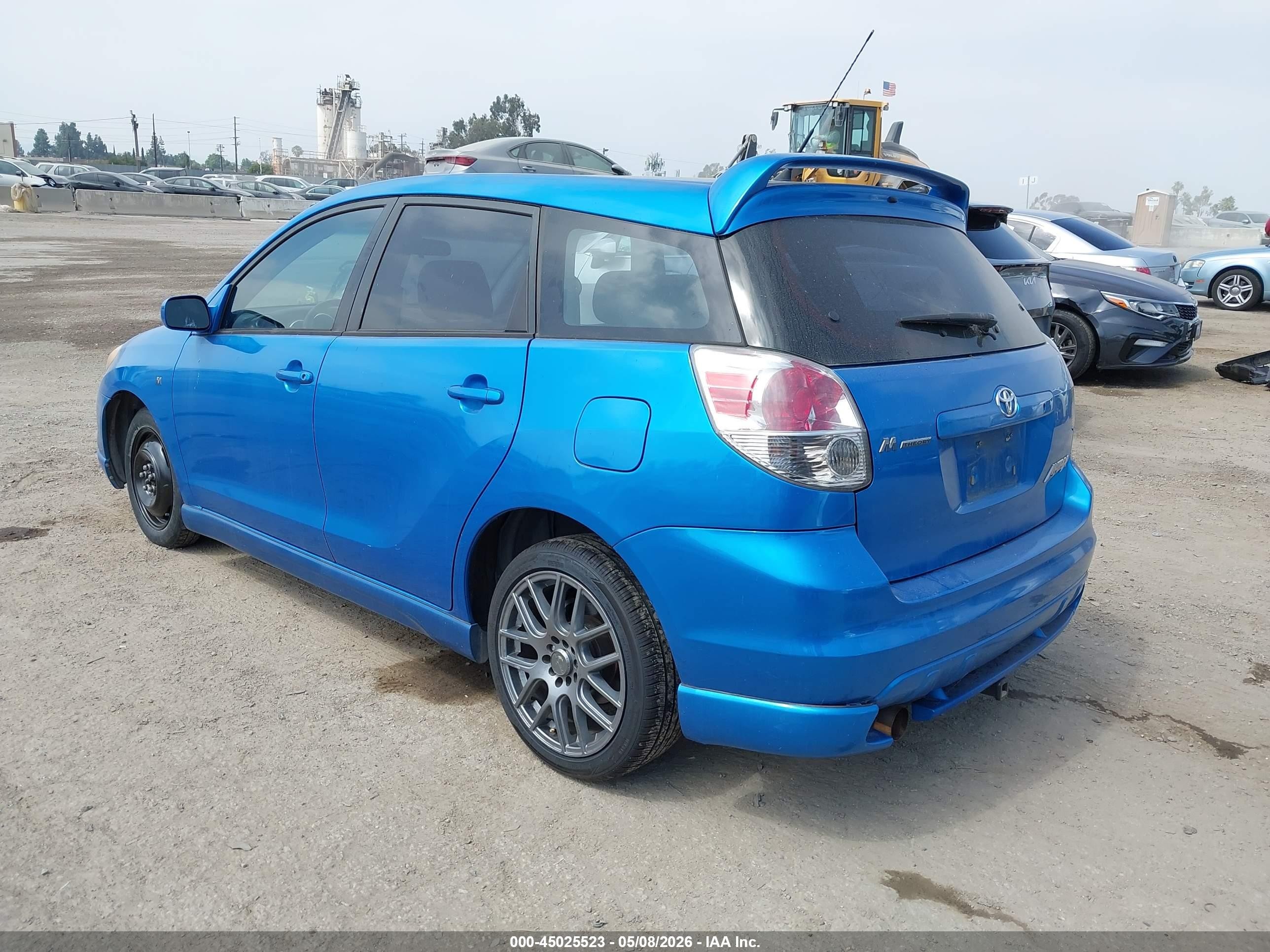 2007 Toyota Matrix Xr Blue vin: 2T1KR32EX7C631444