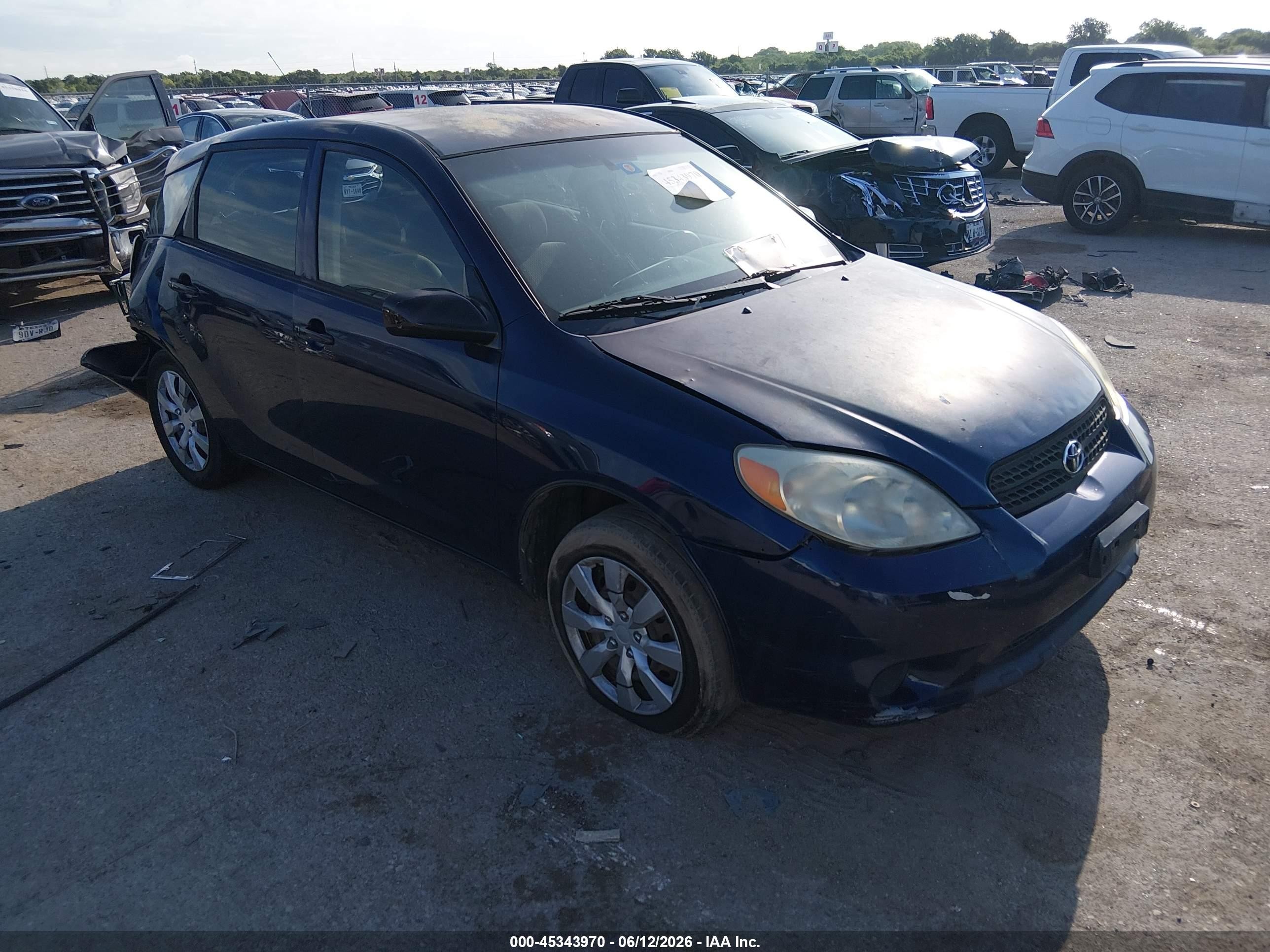 2007 Toyota Matrix   Blue vin: 2T1KR32EX7C632822