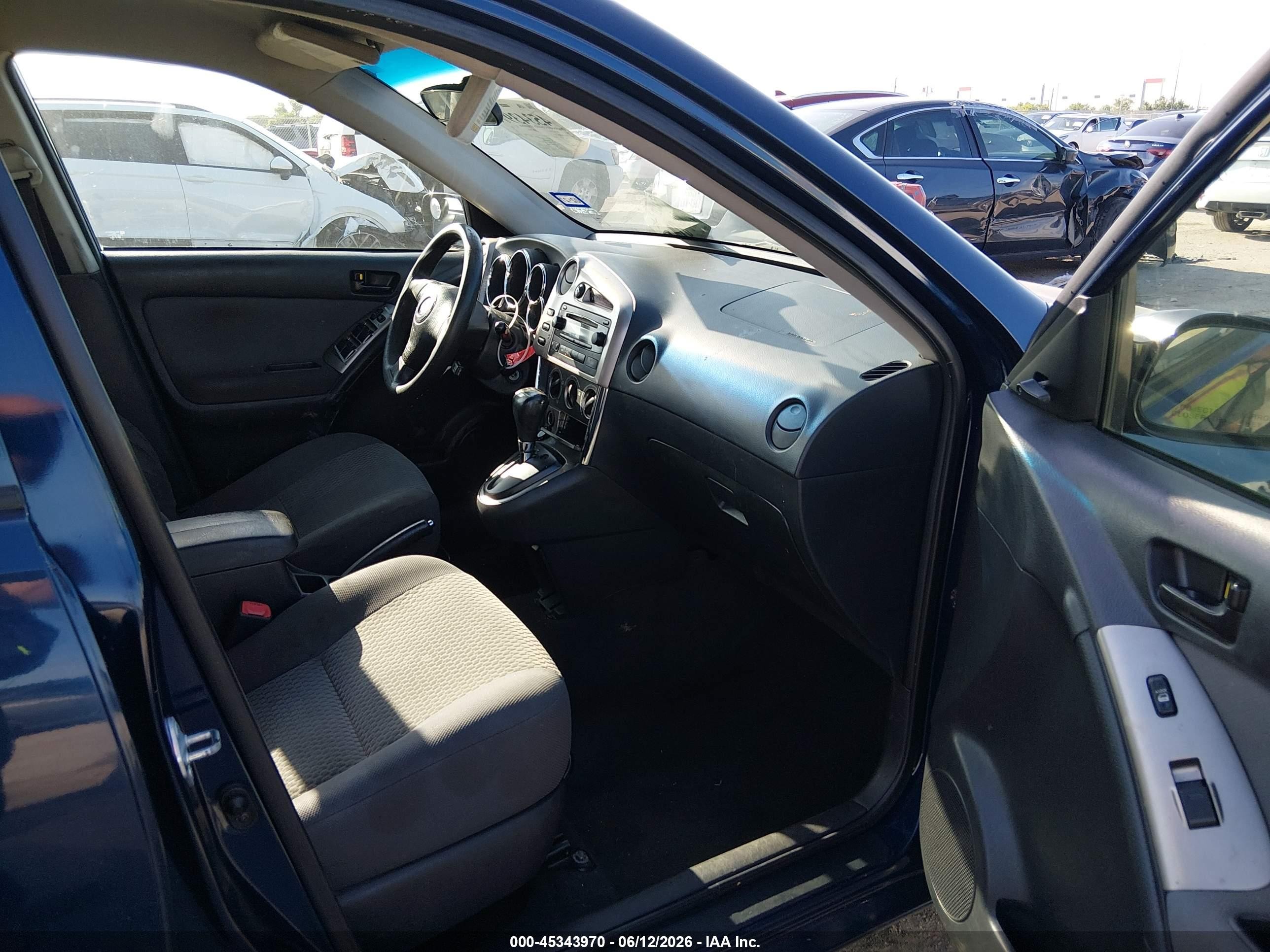 2007 Toyota Matrix   Blue vin: 2T1KR32EX7C632822