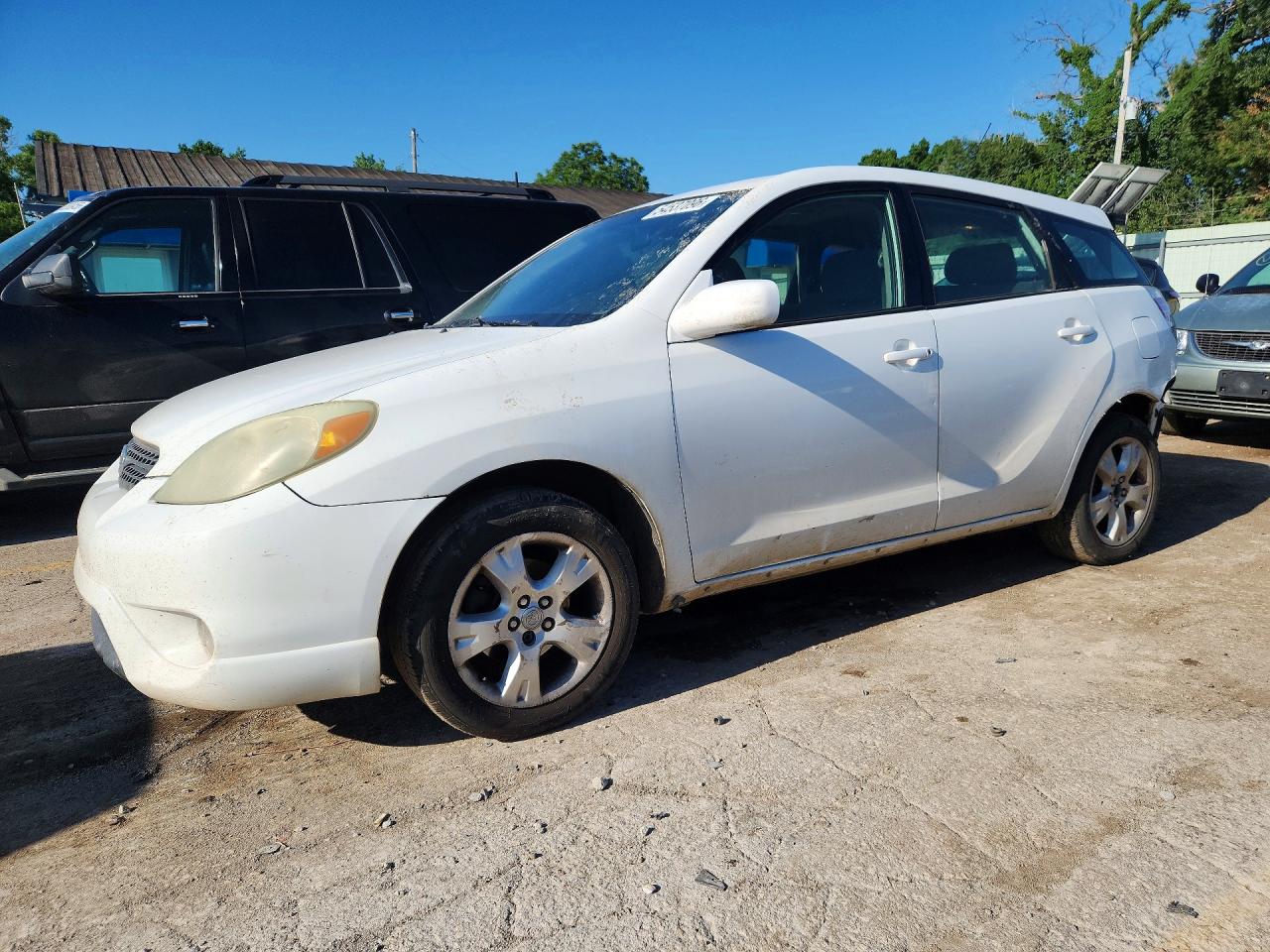 2007 Toyota Corolla Matrix Xr White vin: 2T1KR32EX7C645022