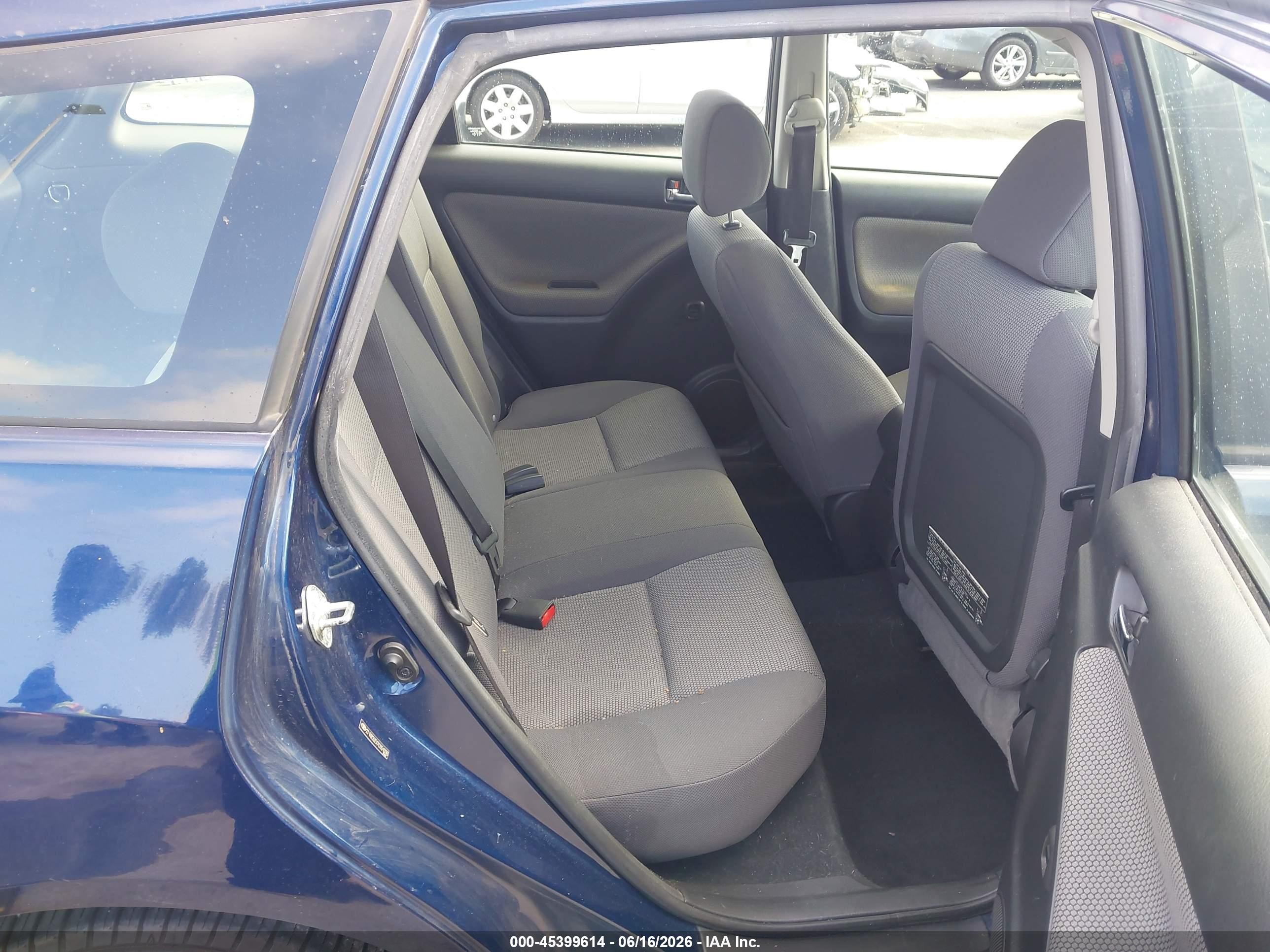 2007 Toyota Matrix Xr Blue vin: 2T1KR32EX7C651936
