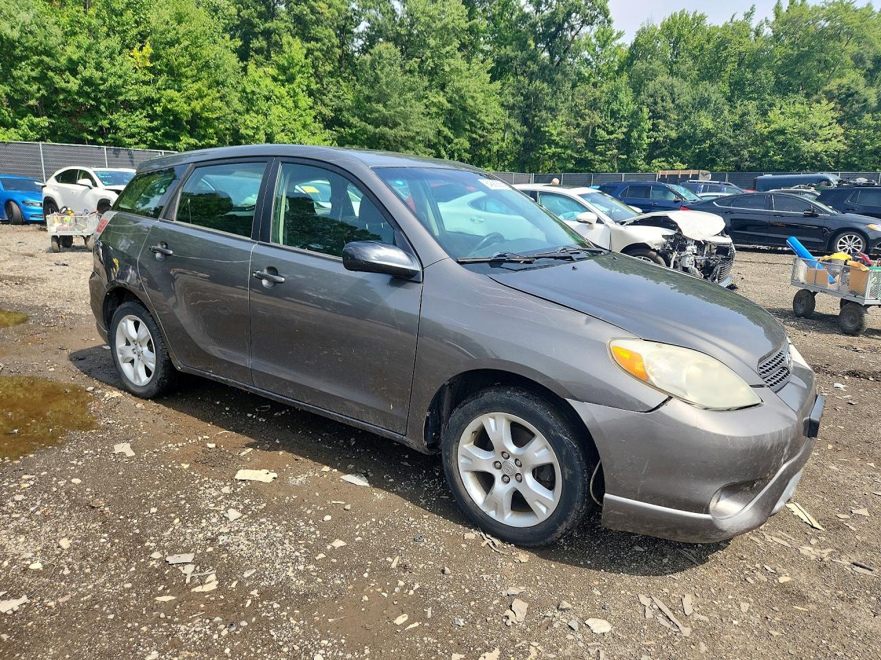 2007 Toyota Matrix Xr Gray vin: 2T1KR32EX7C678571
