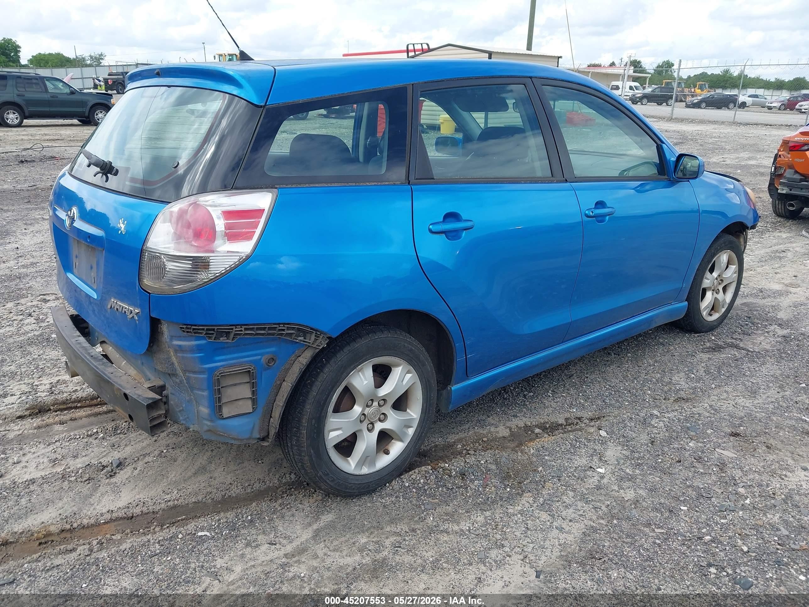 2008 Toyota Matrix Xr Blue vin: 2T1KR32EX8C687191