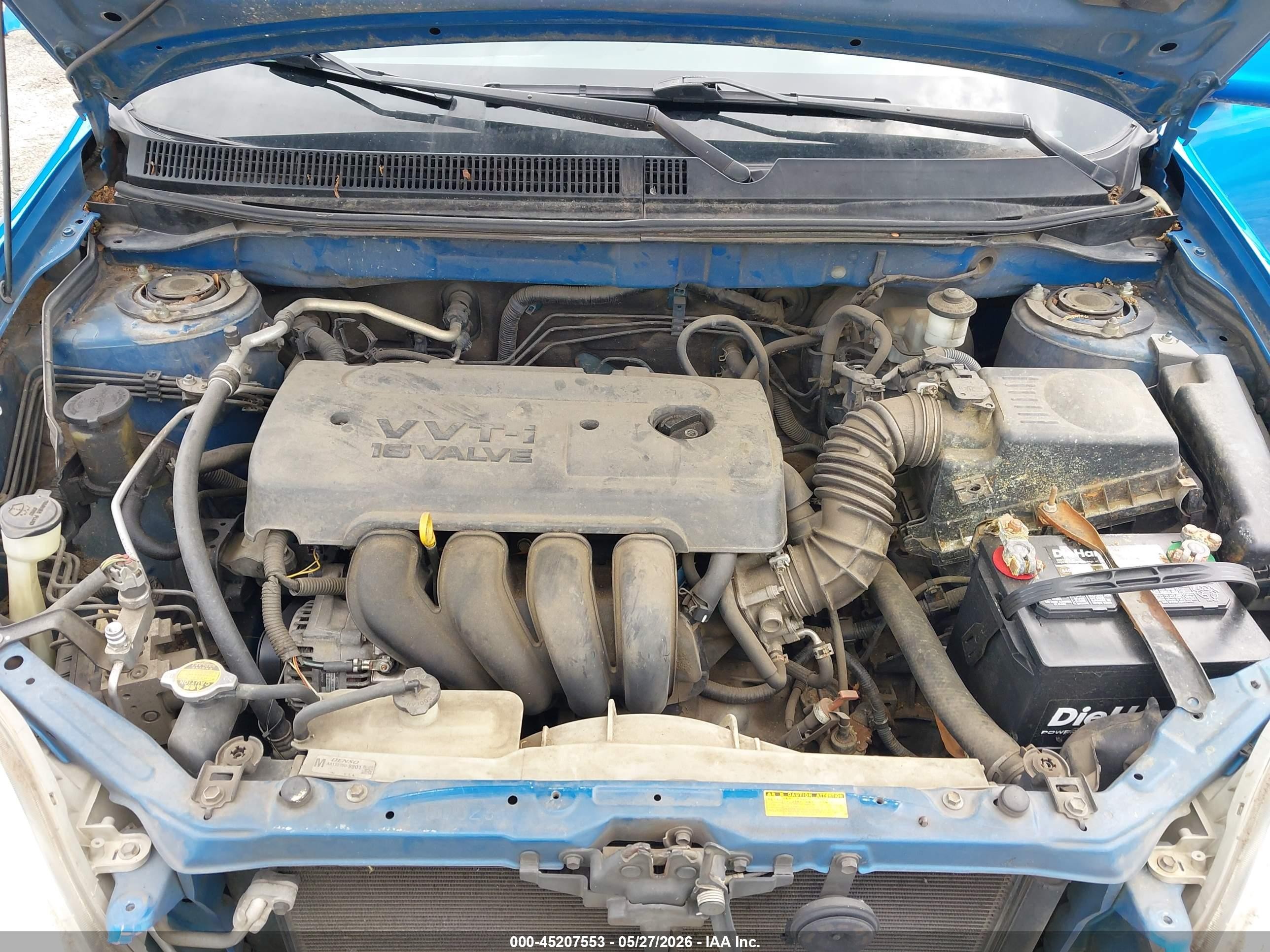 2008 Toyota Matrix Xr Blue vin: 2T1KR32EX8C687191
