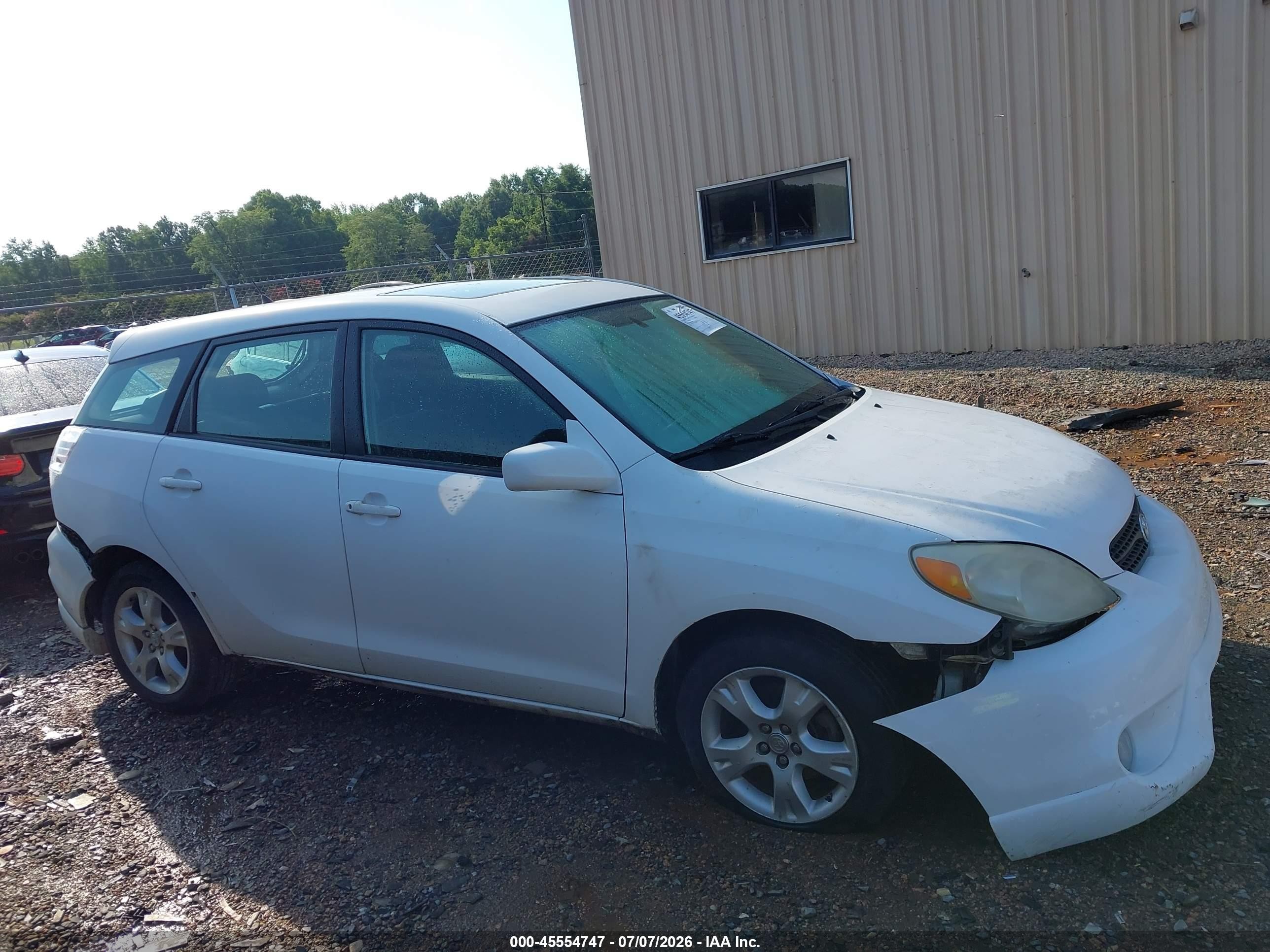 2008 Toyota Matrix Xr White vin: 2T1KR32EX8C687658
