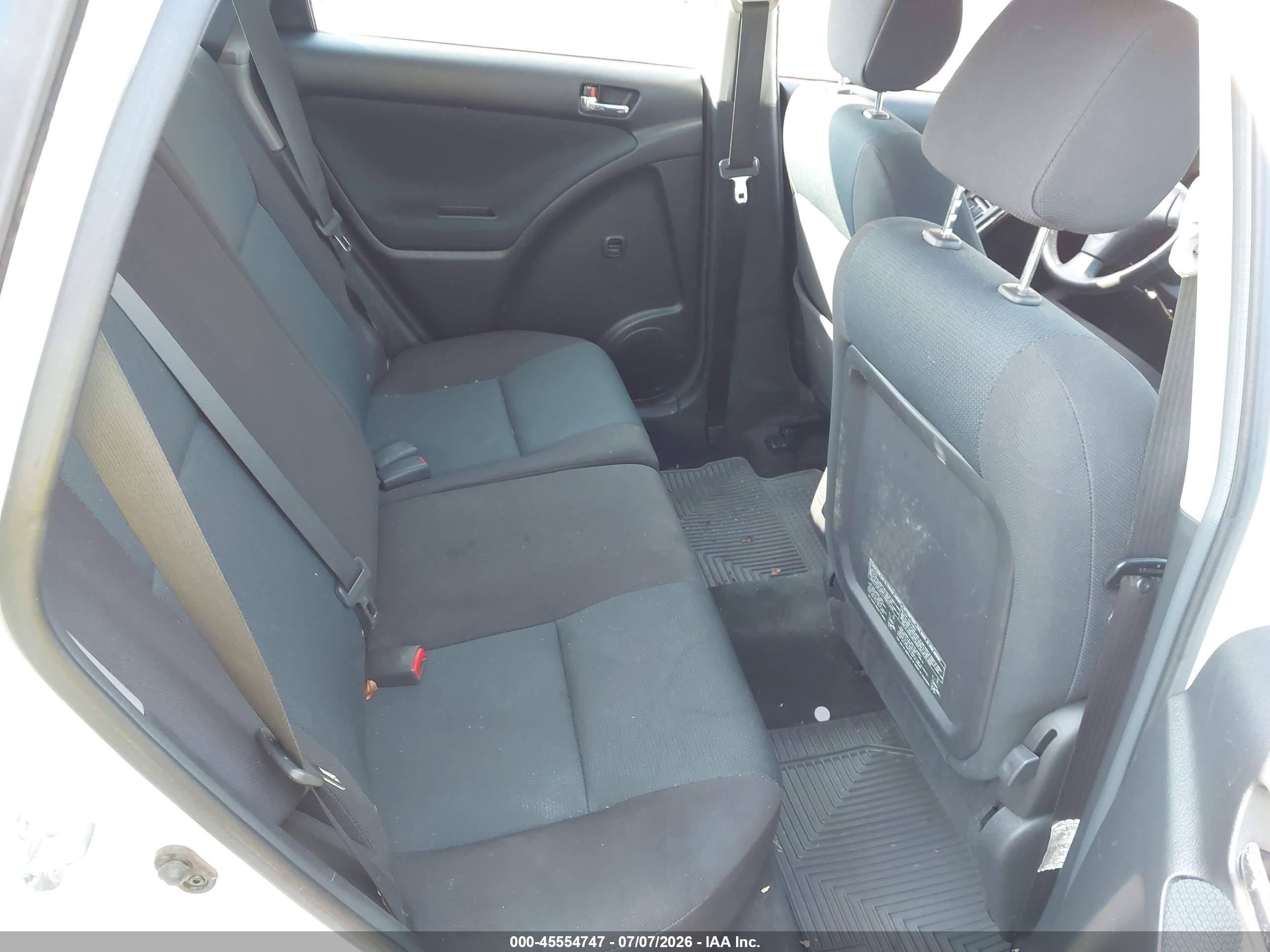 2008 Toyota Matrix Xr White vin: 2T1KR32EX8C687658
