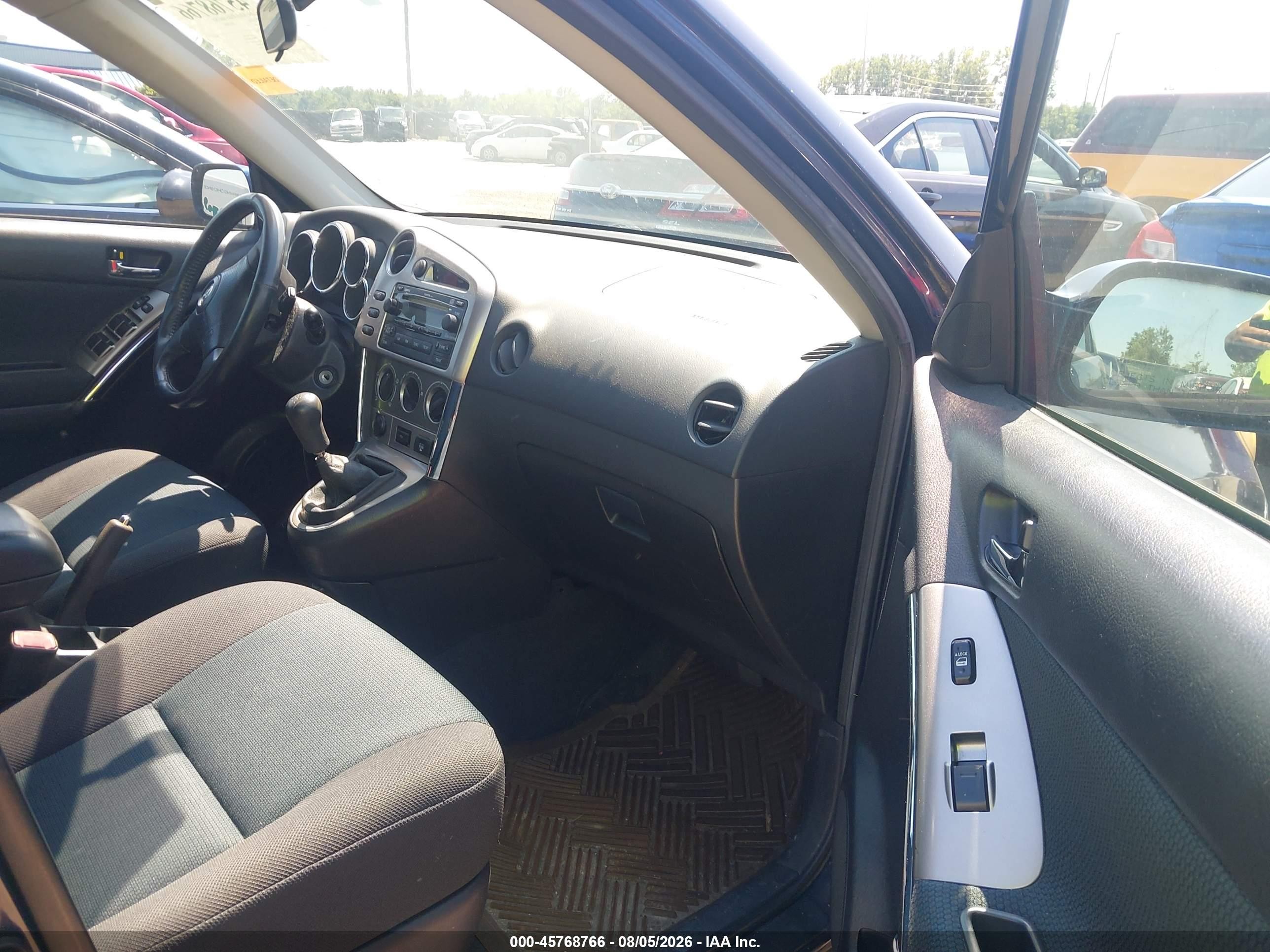 2008 Toyota Matrix Xr Blue vin: 2T1KR32EX8C710999