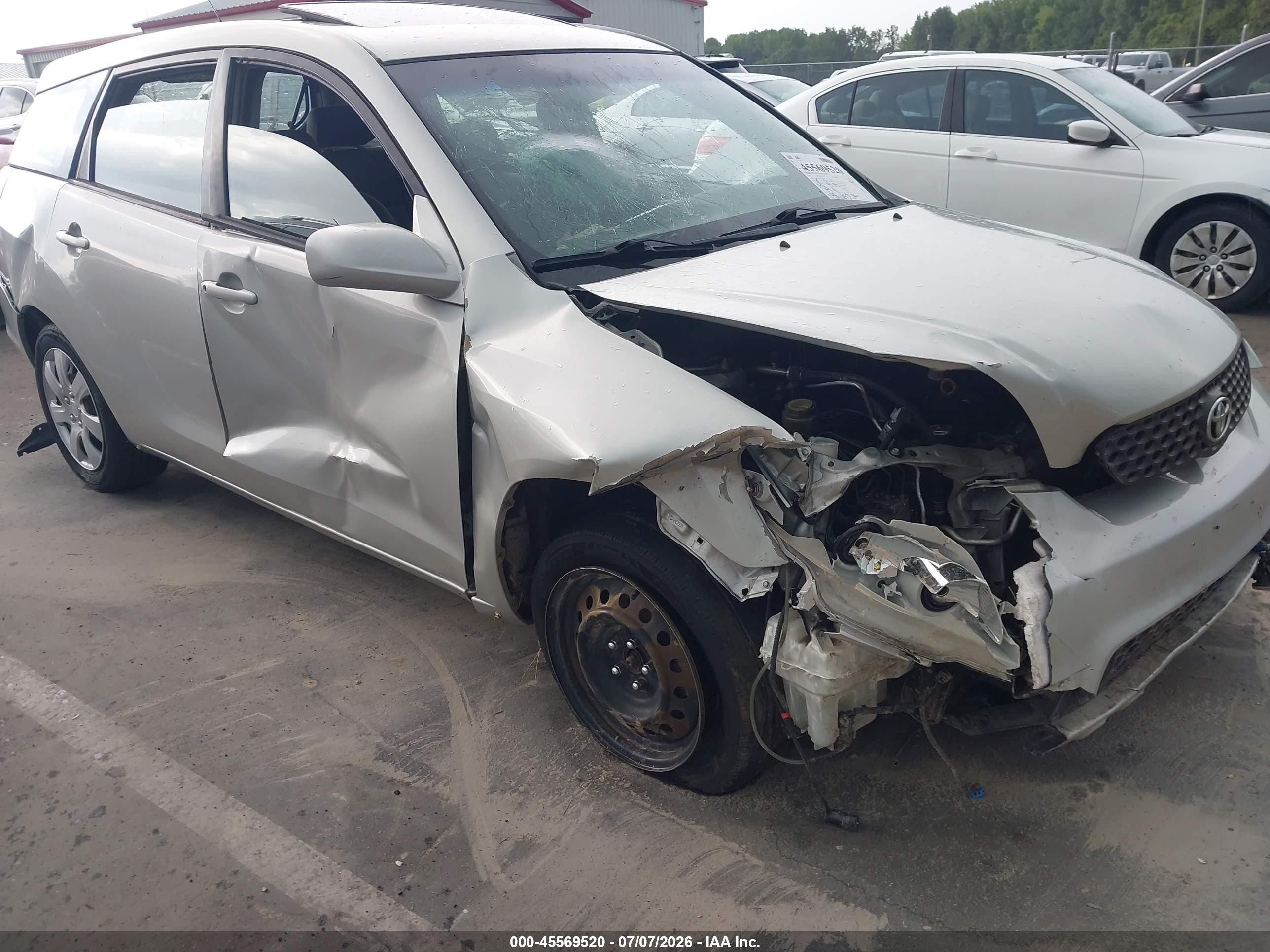 2003 Toyota Matrix Xr Silver vin: 2T1KR38E03C110752