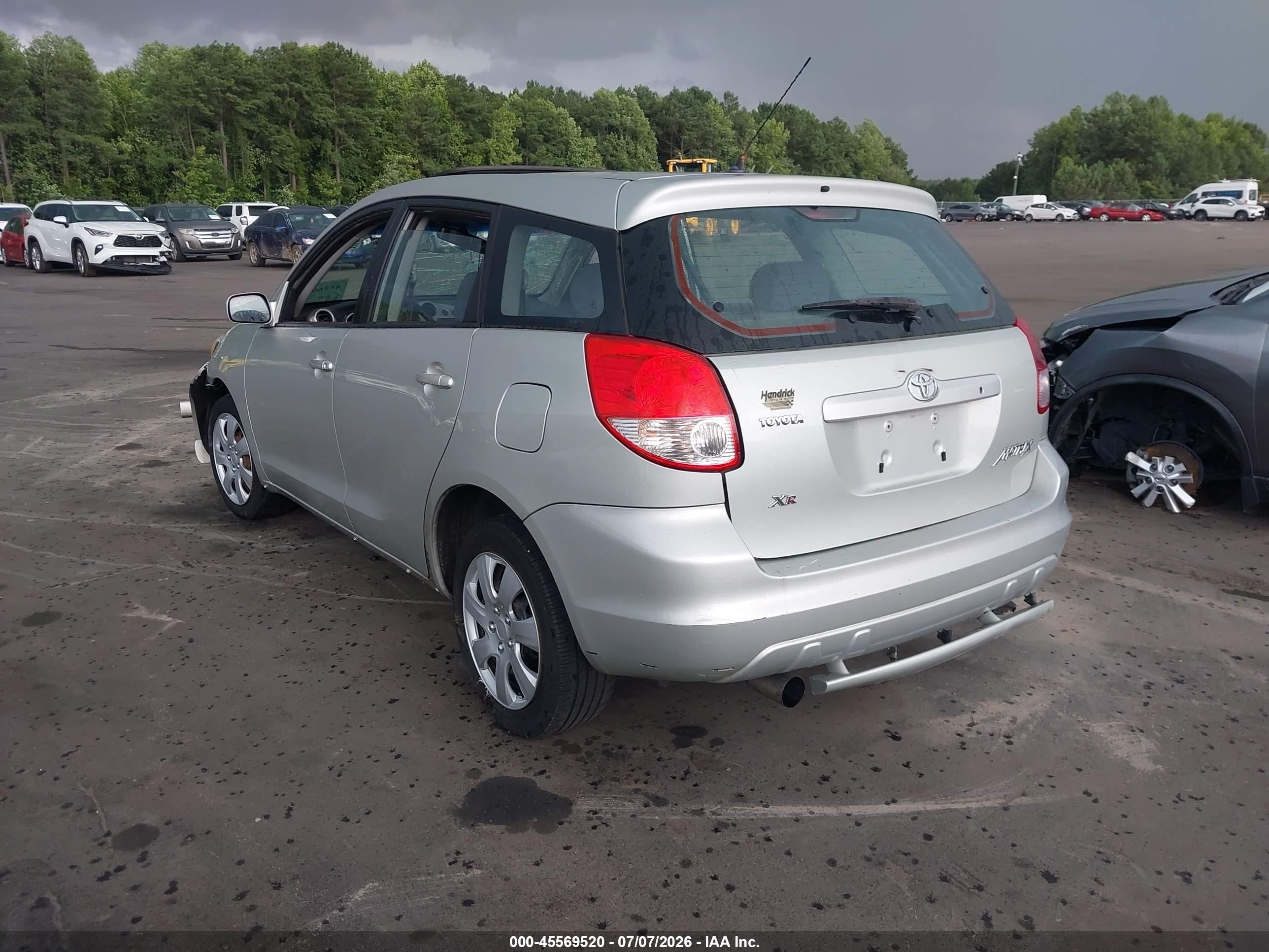 2003 Toyota Matrix Xr Silver vin: 2T1KR38E03C110752
