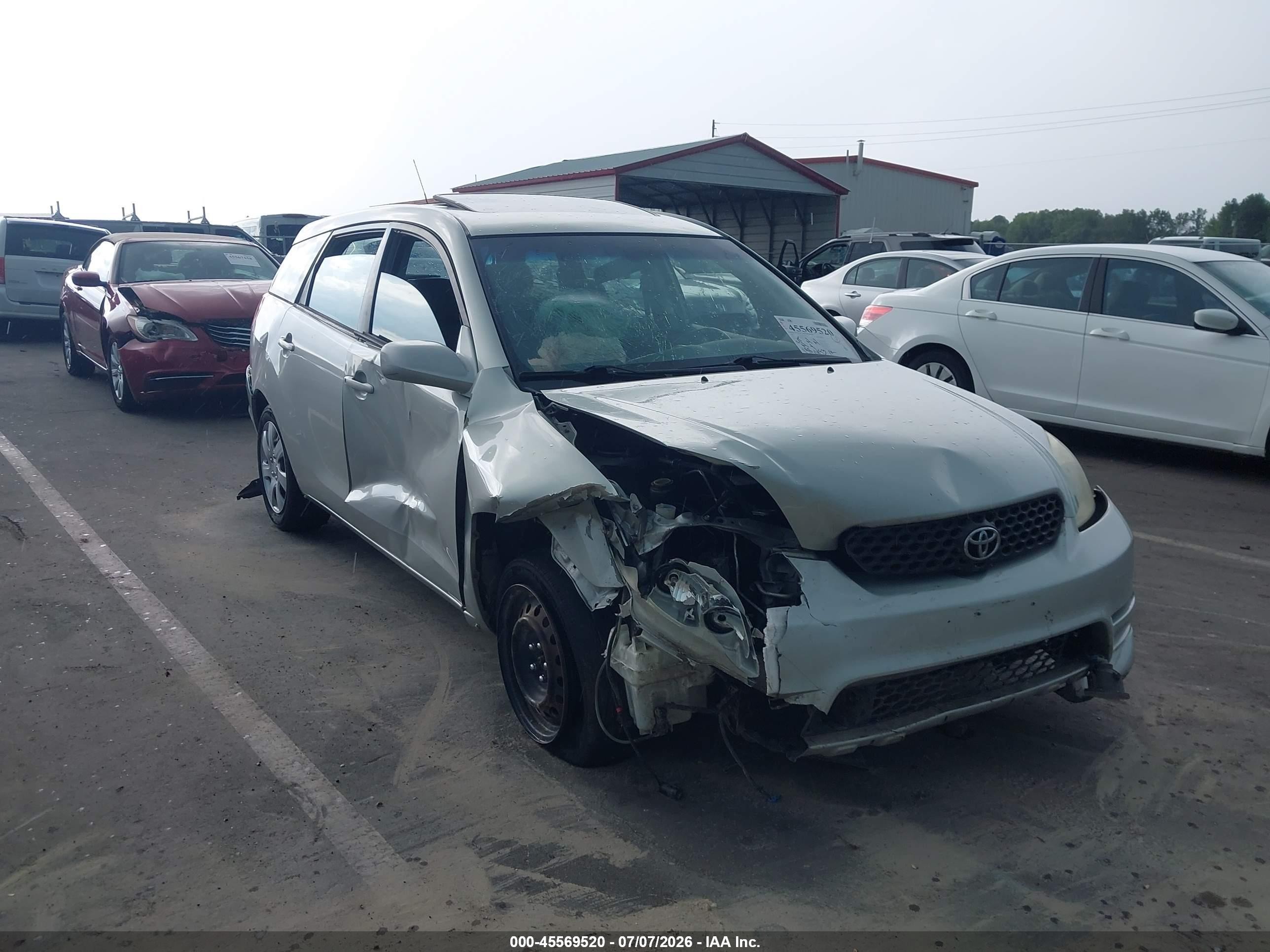 2003 Toyota Matrix Xr Silver vin: 2T1KR38E03C110752