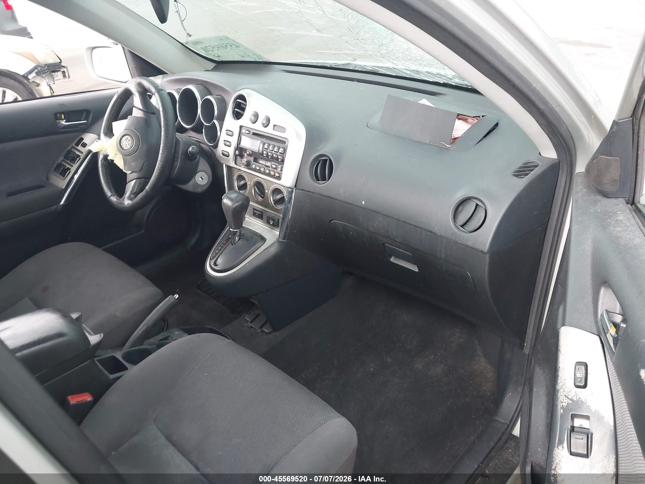 2003 Toyota Matrix Xr Silver vin: 2T1KR38E03C110752