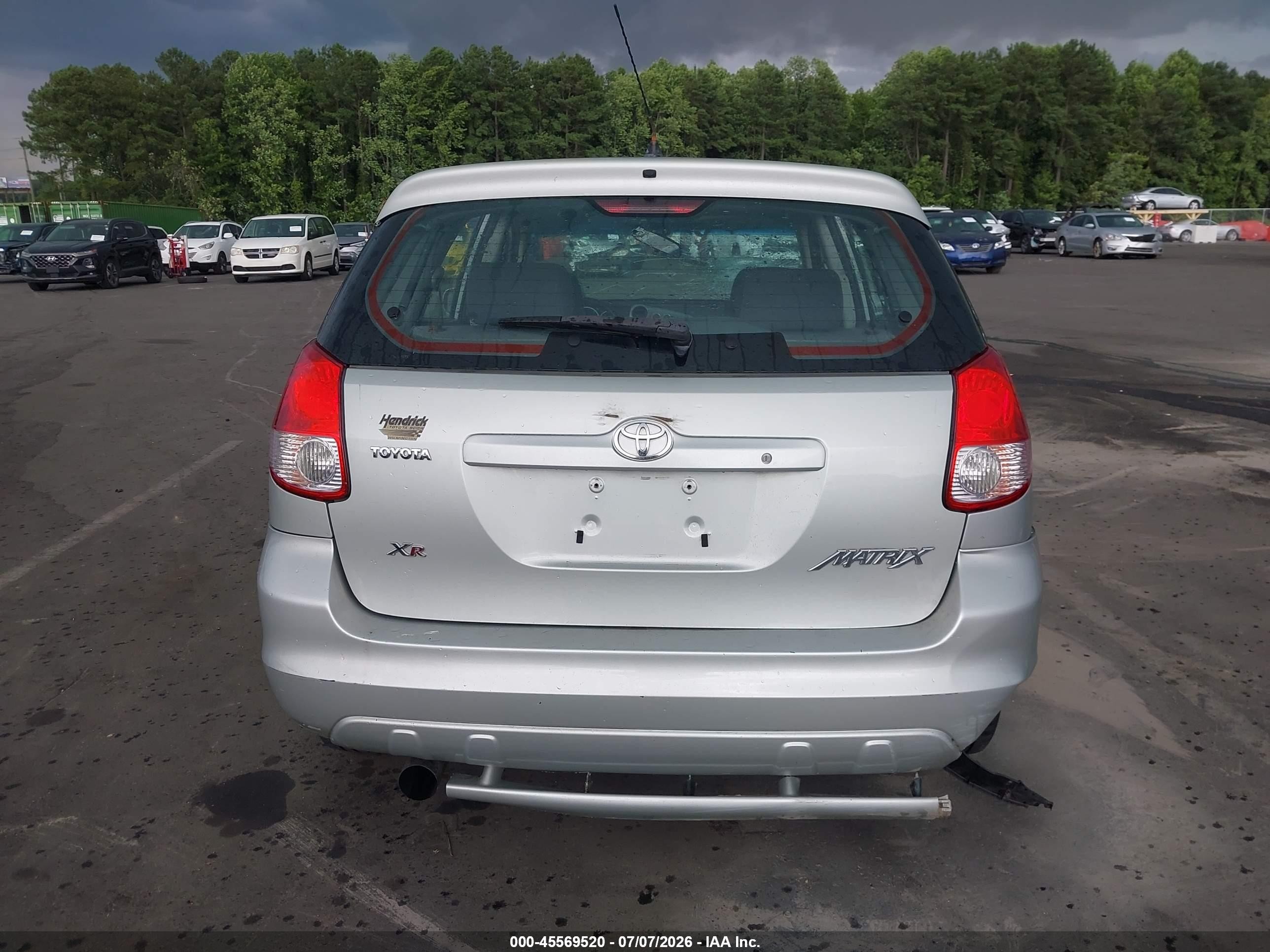 2003 Toyota Matrix Xr Silver vin: 2T1KR38E03C110752