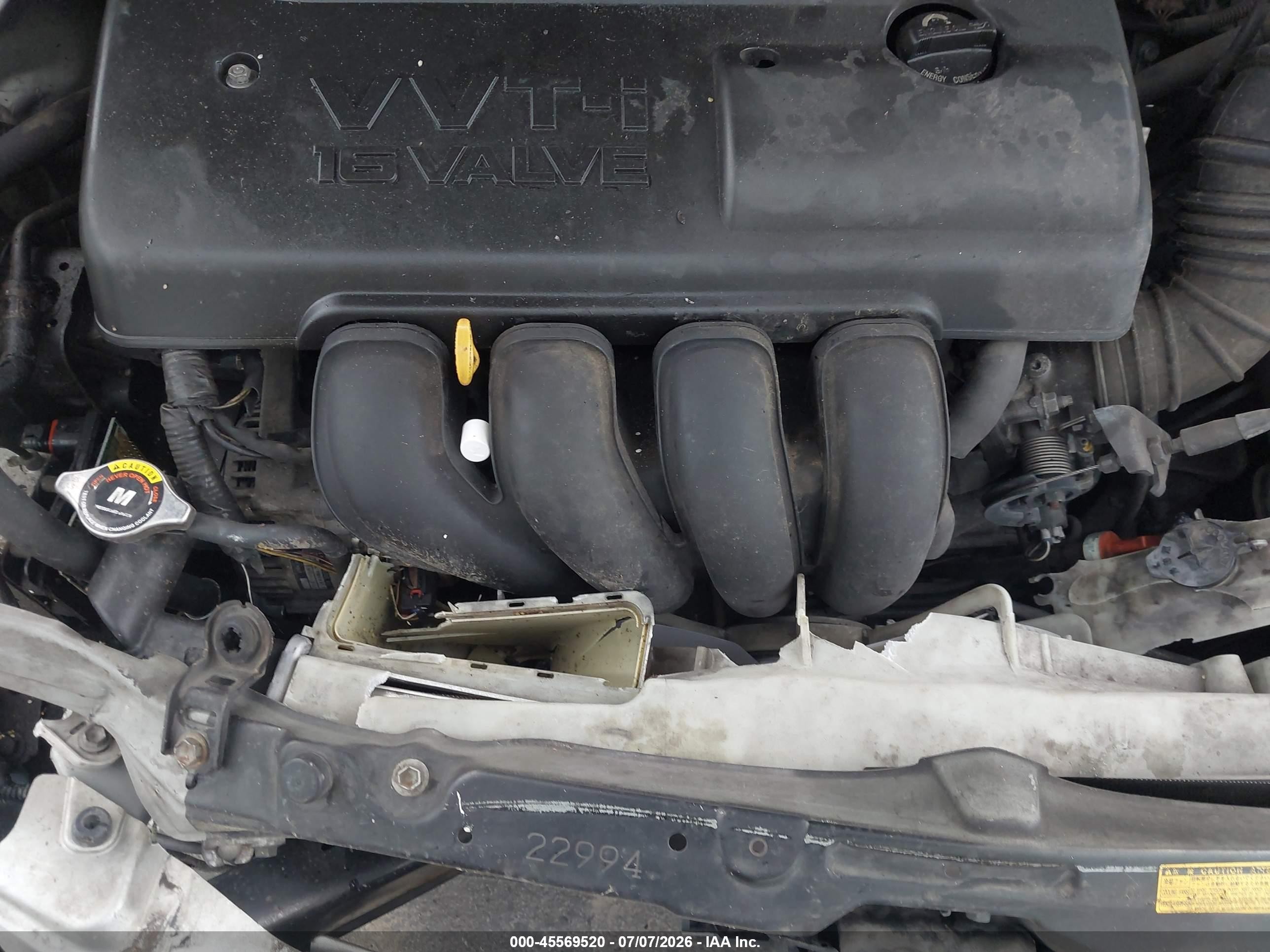 2003 Toyota Matrix Xr Silver vin: 2T1KR38E03C110752