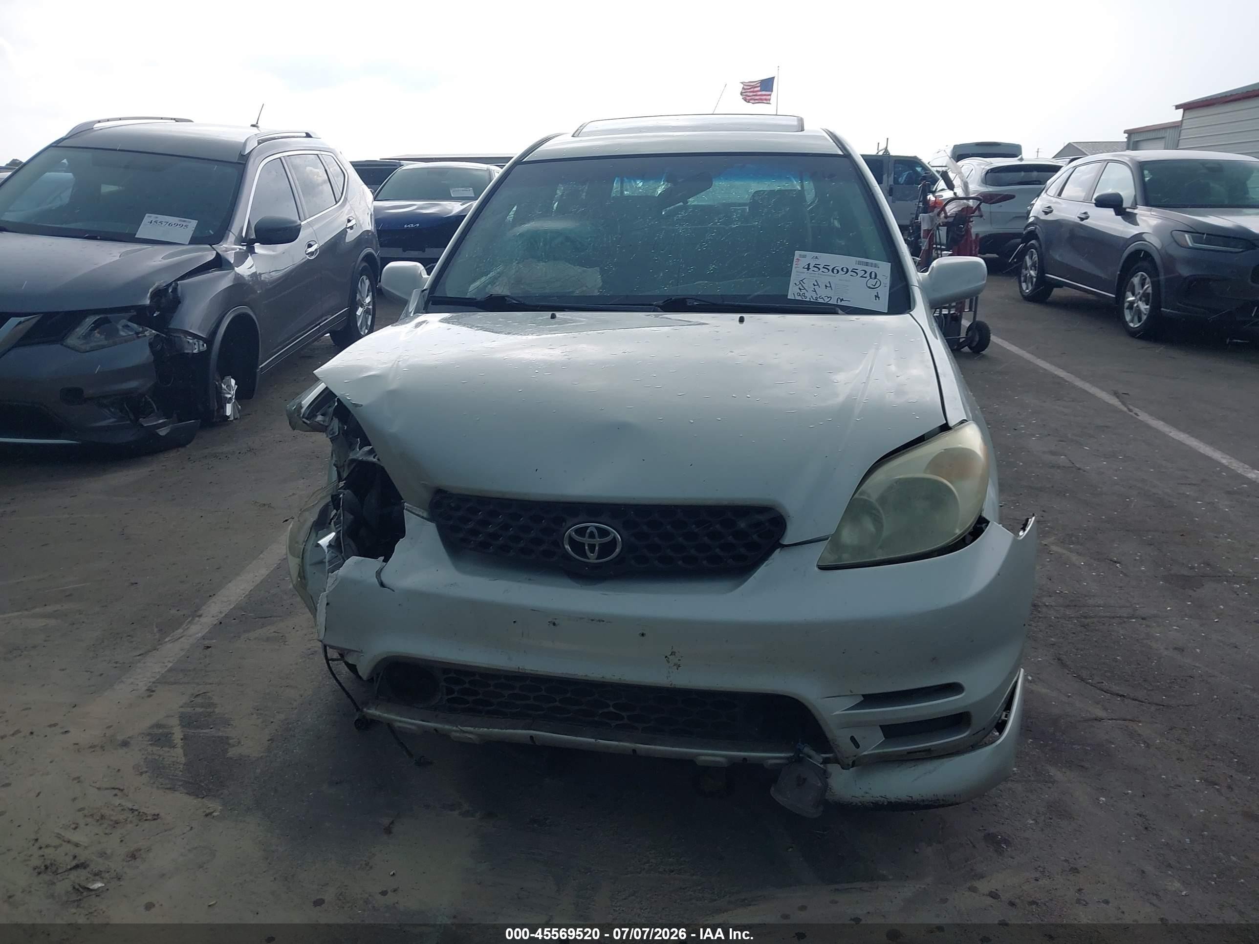 2003 Toyota Matrix Xr Silver vin: 2T1KR38E03C110752