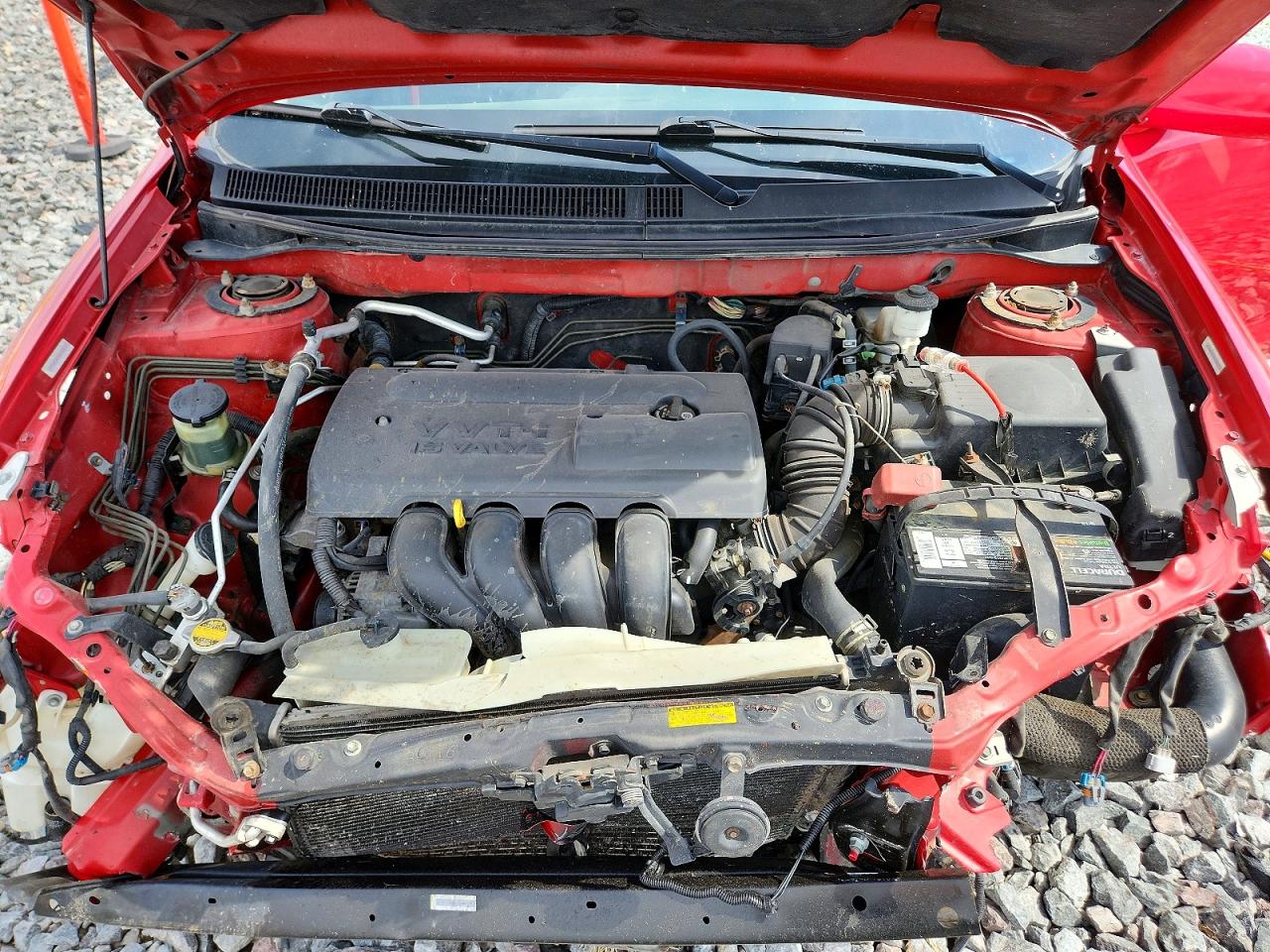 2004 Toyota Matrix Xr Red vin: 2T1KR38E34C288835