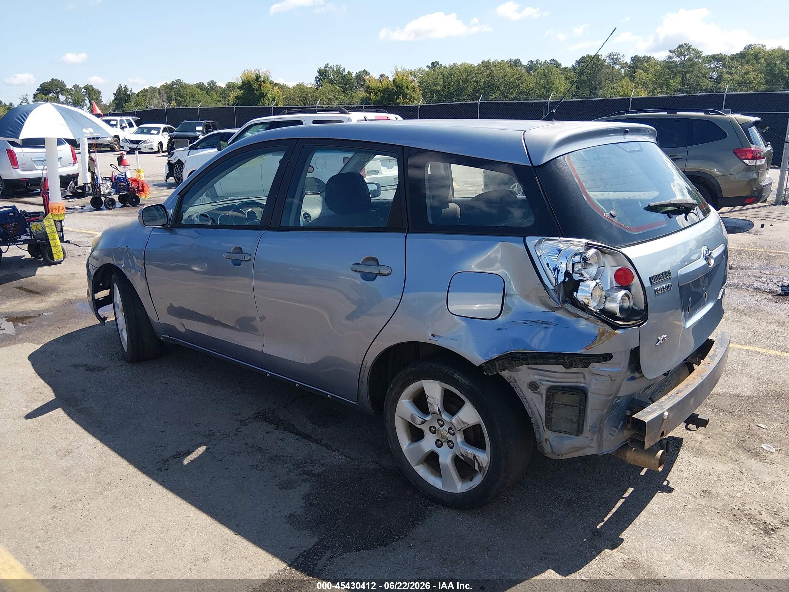 2004 Toyota Matrix Xr Blue vin: 2T1KR38E64C236308