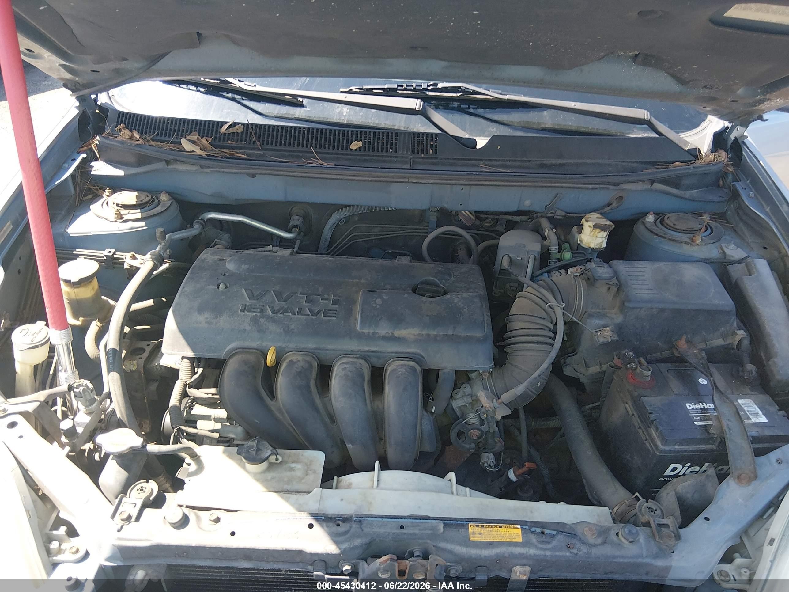 2004 Toyota Matrix Xr Blue vin: 2T1KR38E64C236308