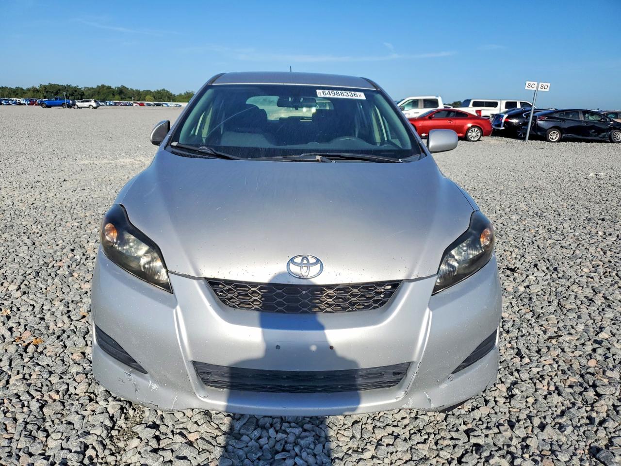 2009 Toyota Matrix Base Silver vin: 2T1KU40E09C007775