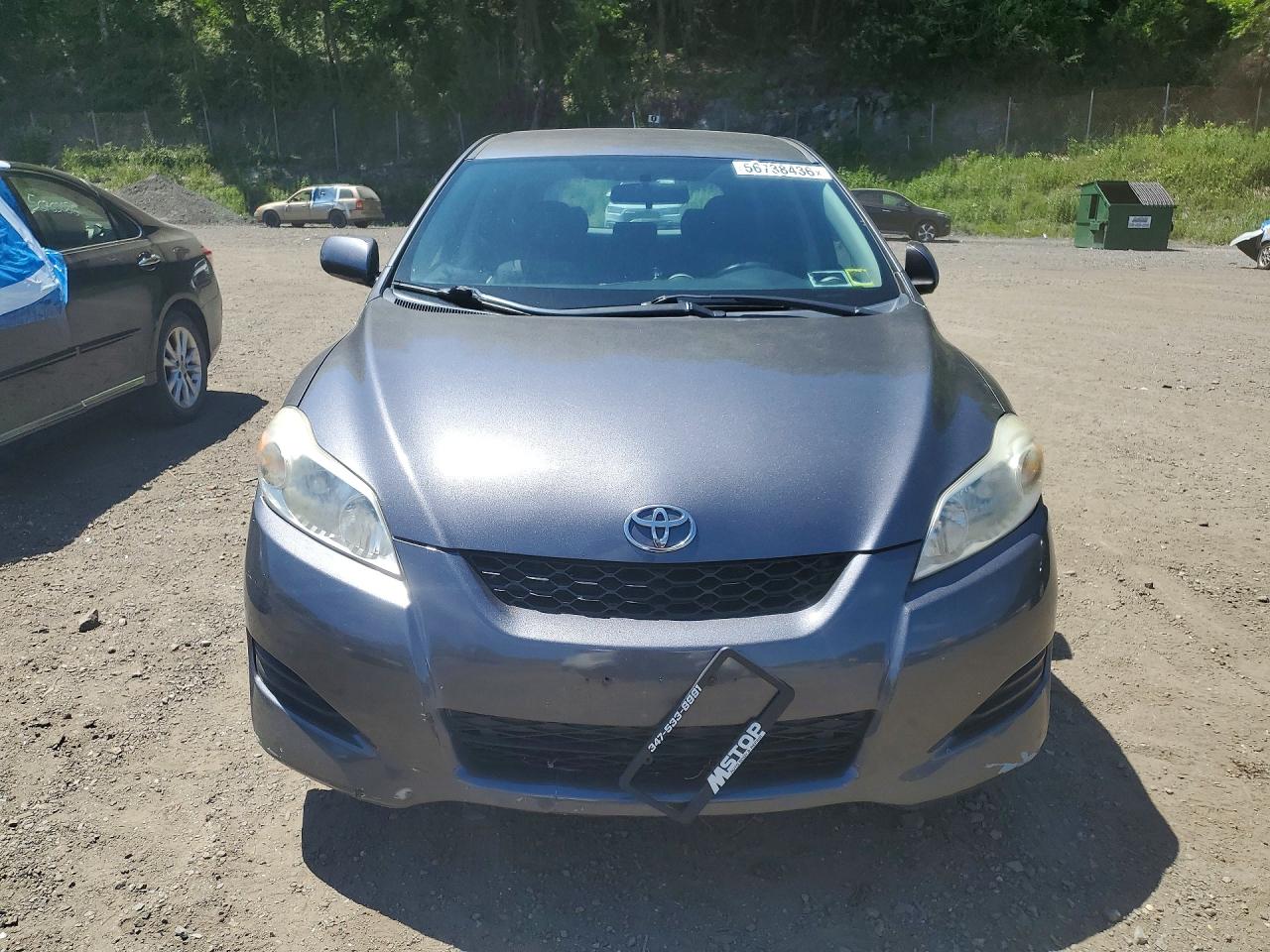 2009 Toyota Matrix Base Gray vin: 2T1KU40E09C093847