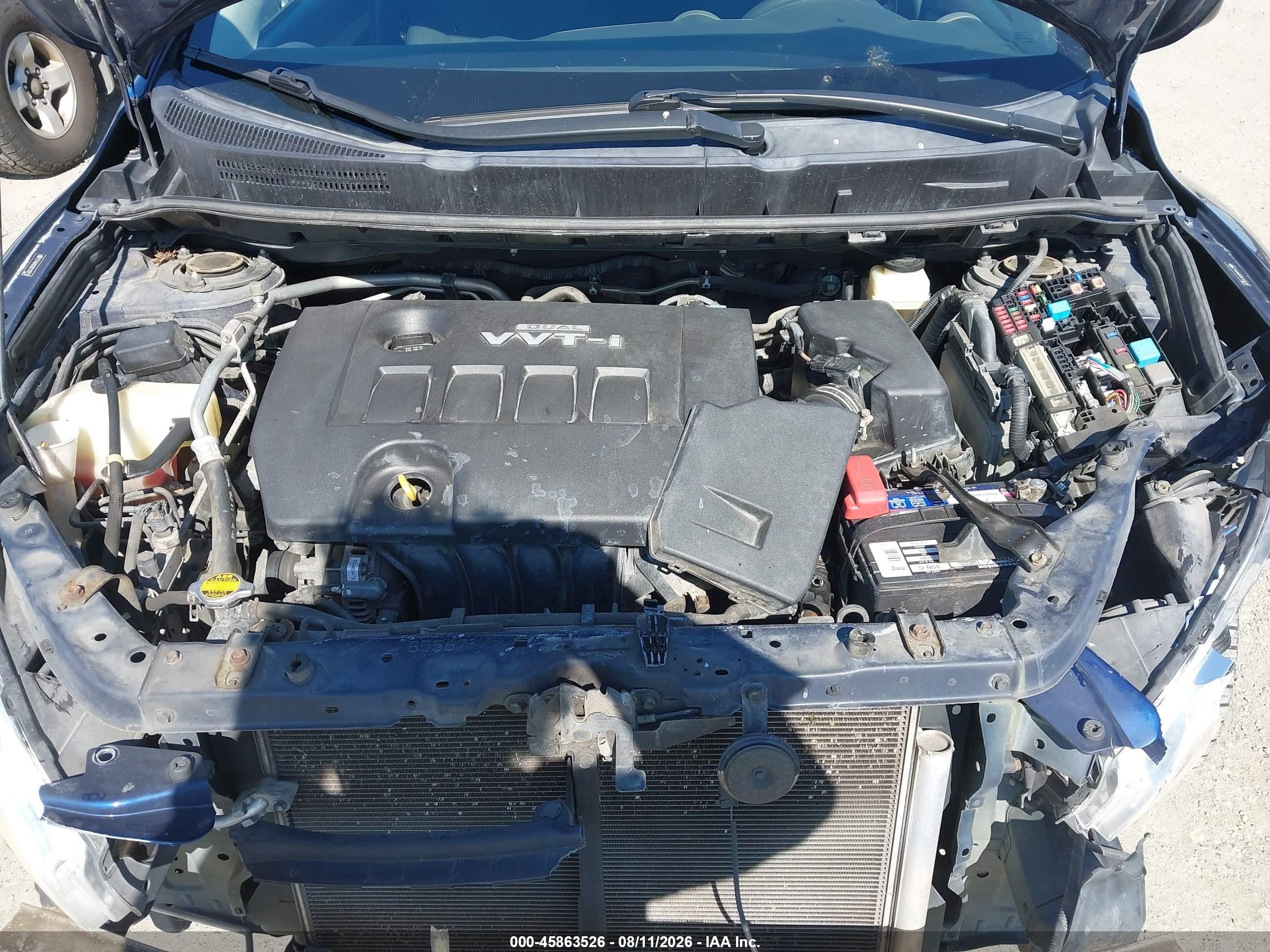 2009 Toyota Matrix   Синий vin: 2T1KU40E09C129715