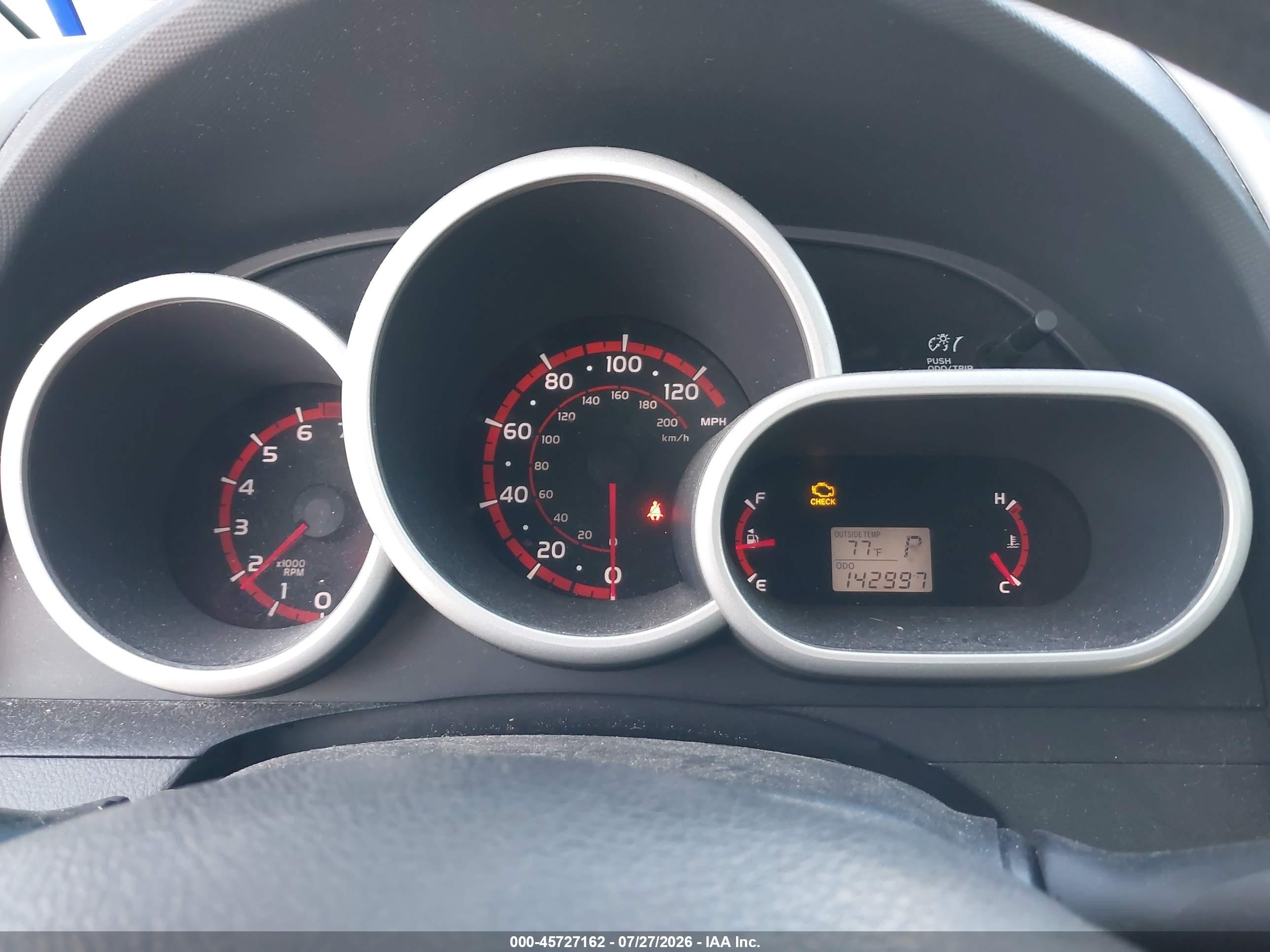 2009 Toyota Matrix   White vin: 2T1KU40E19C037691