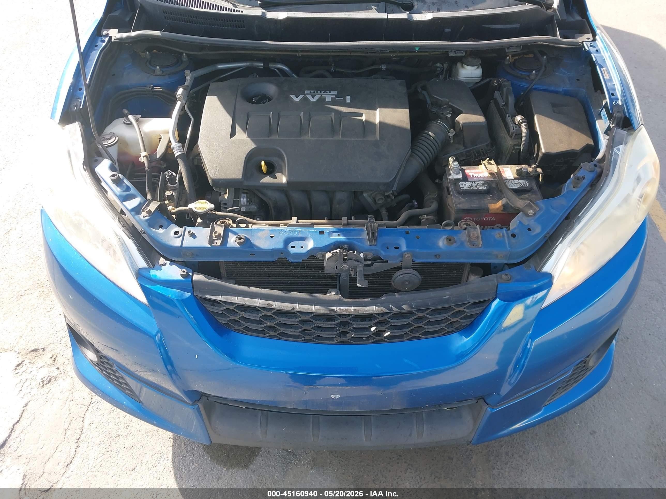 2009 Toyota Matrix   Blue vin: 2T1KU40E19C155661