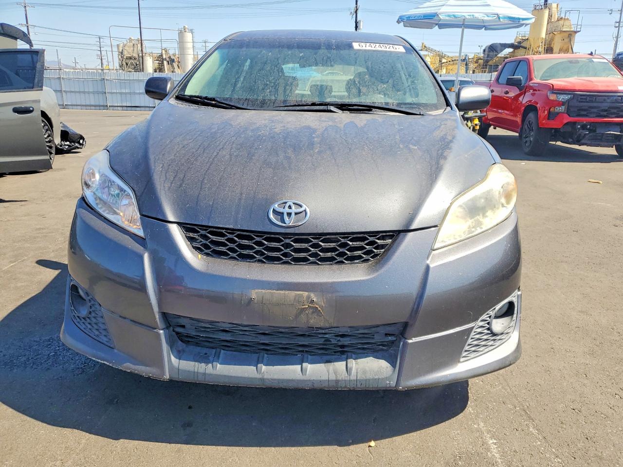 2009 Toyota Matrix Base Gray vin: 2T1KU40E19C163579