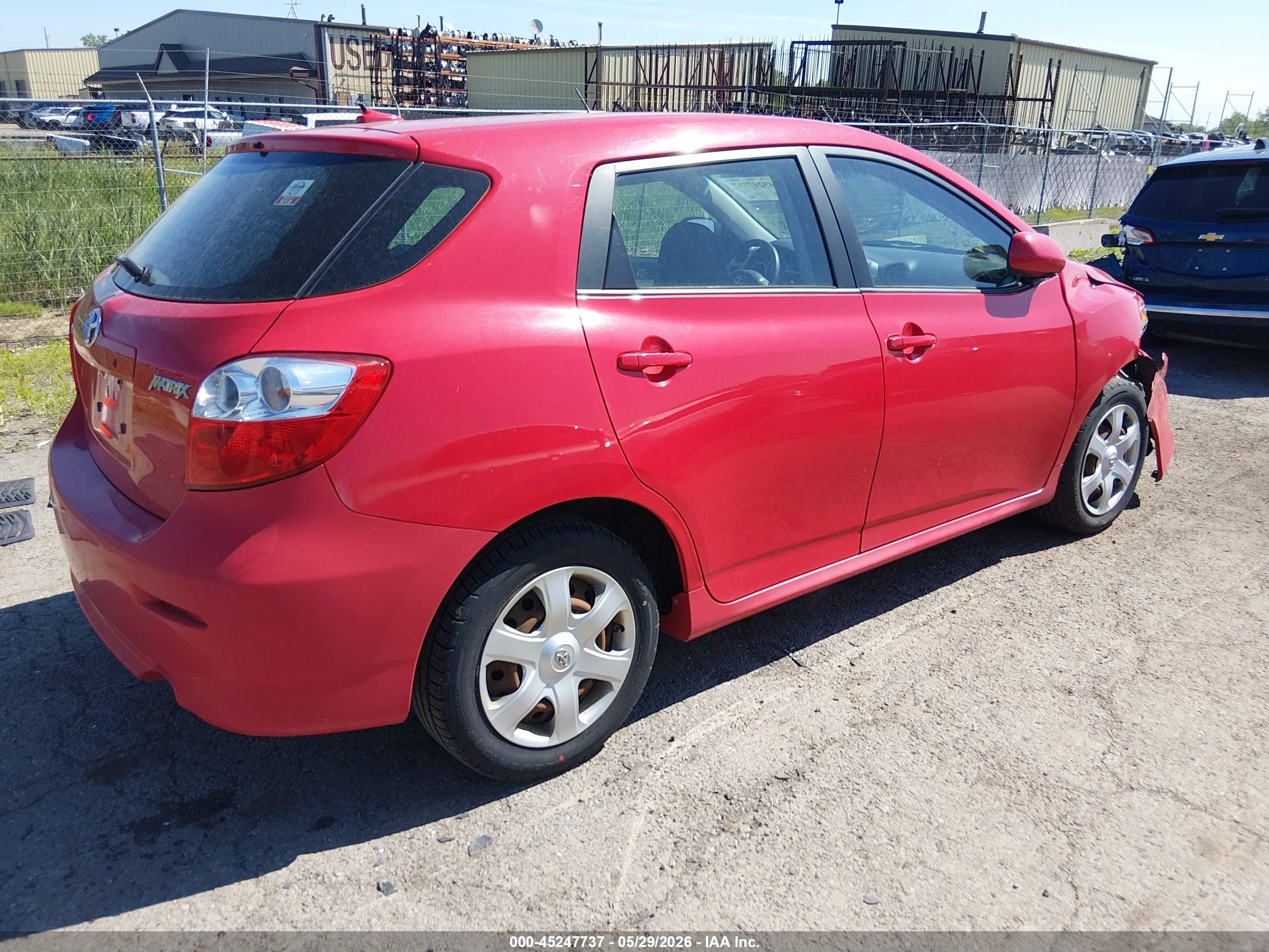 2009 Toyota Matrix   Red vin: 2T1KU40E29C064446