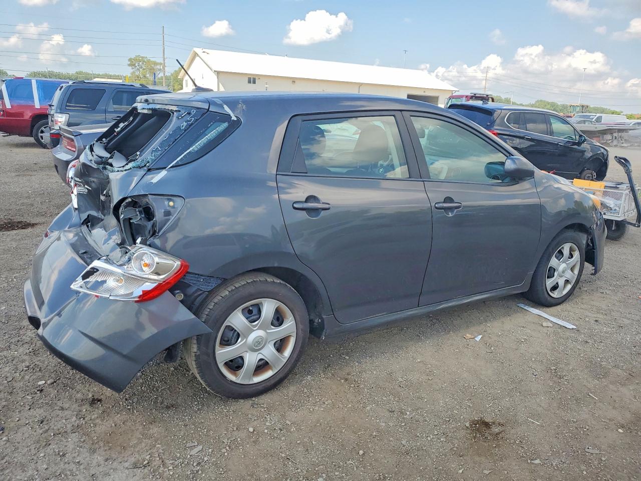 2009 Toyota Matrix Base Gray vin: 2T1KU40E39C057750