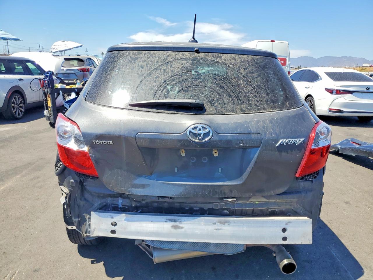 2009 Toyota Matrix Base Gray vin: 2T1KU40E39C163454