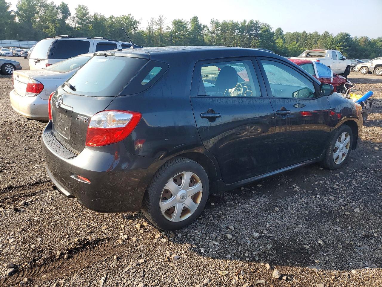 2009 Toyota Matrix Base Black vin: 2T1KU40E49C021260