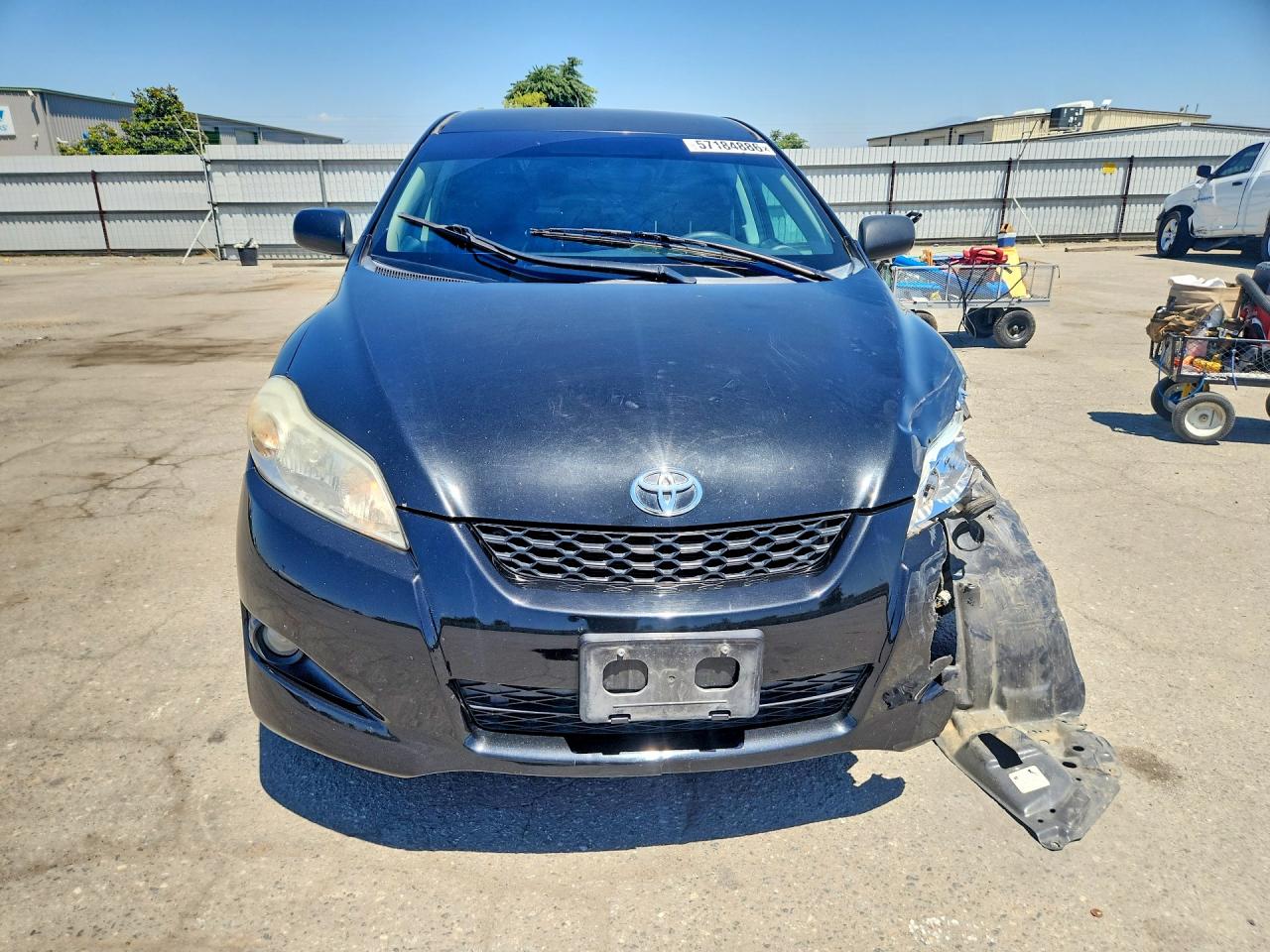 2009 Toyota Matrix Base Black vin: 2T1KU40E49C039709