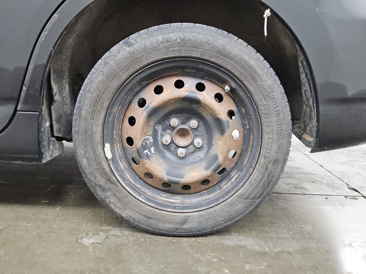 2009 Toyota Matrix Base Black vin: 2T1KU40E49C088294 Damage: Left Rear Wheel Cover, Missing, Replacement Required